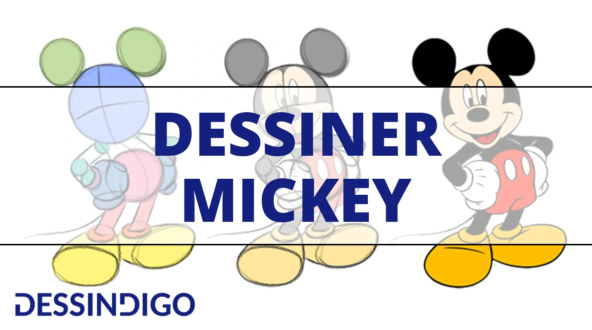 Apprendre à dessiner Mickey