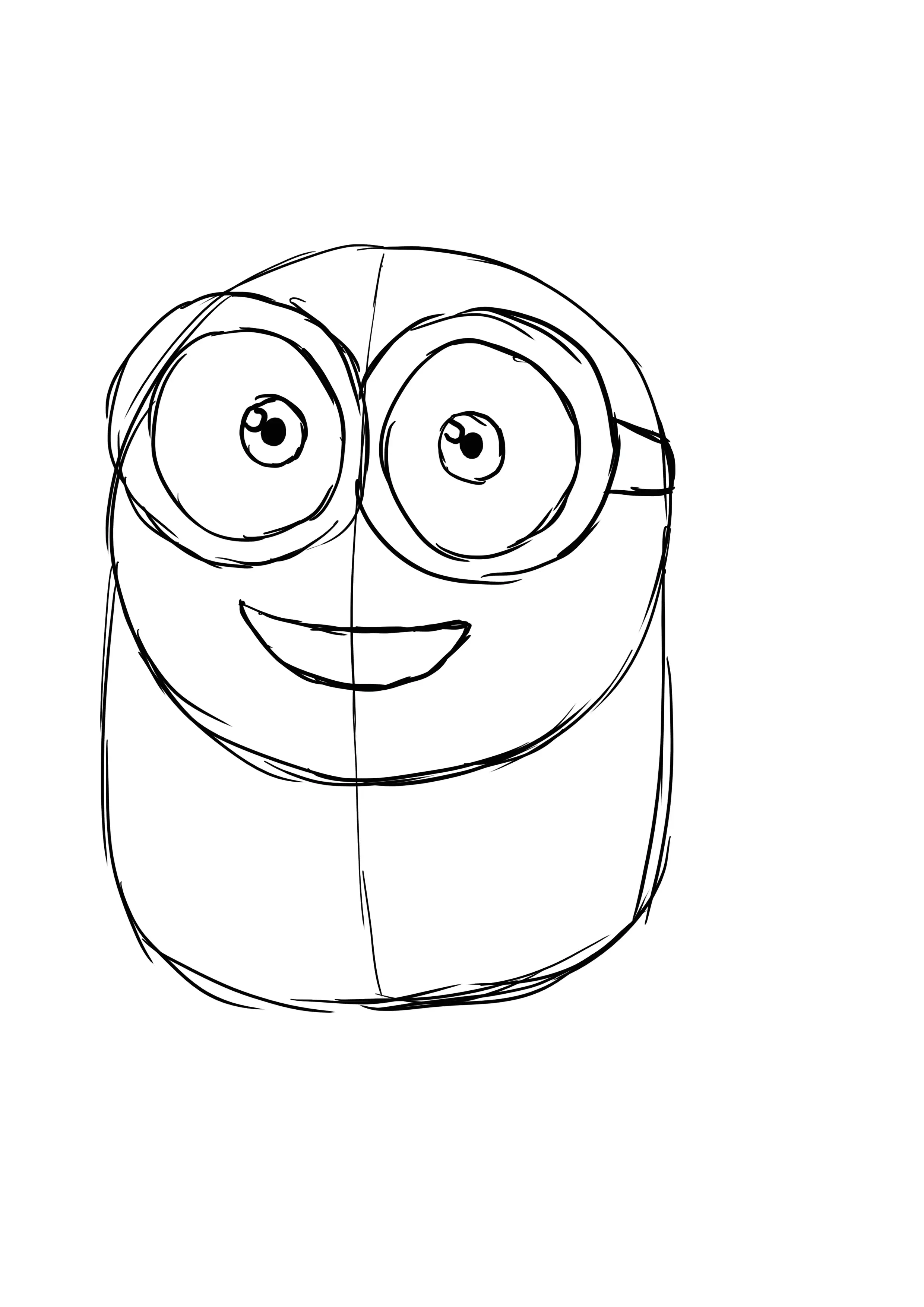 dessin de la bouche du minion