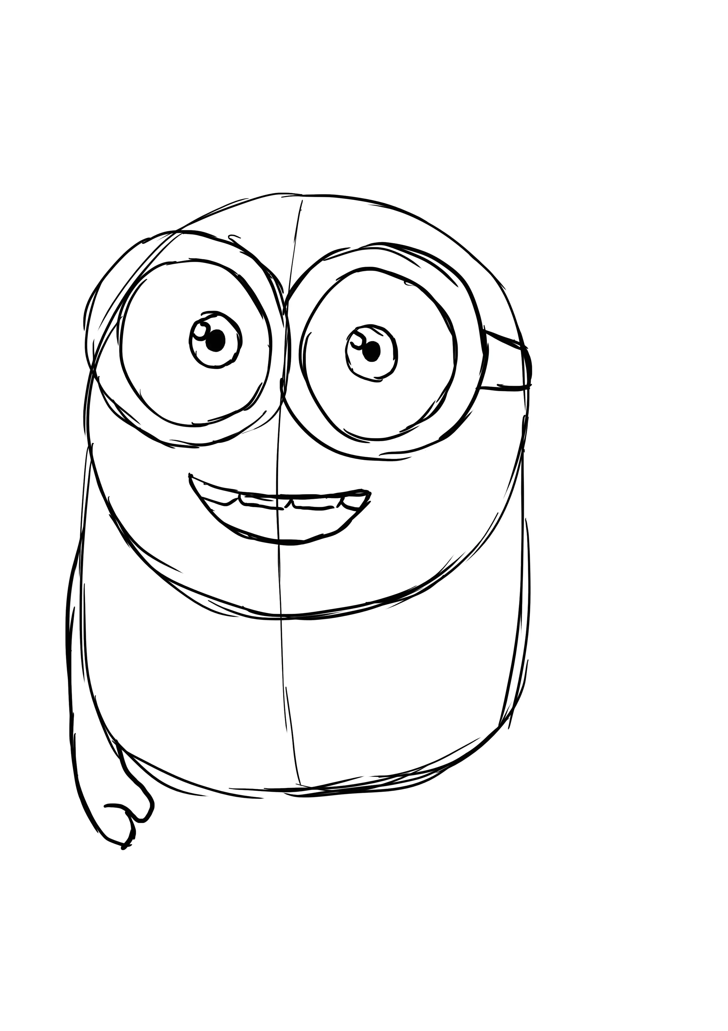 dessin des bras du minion