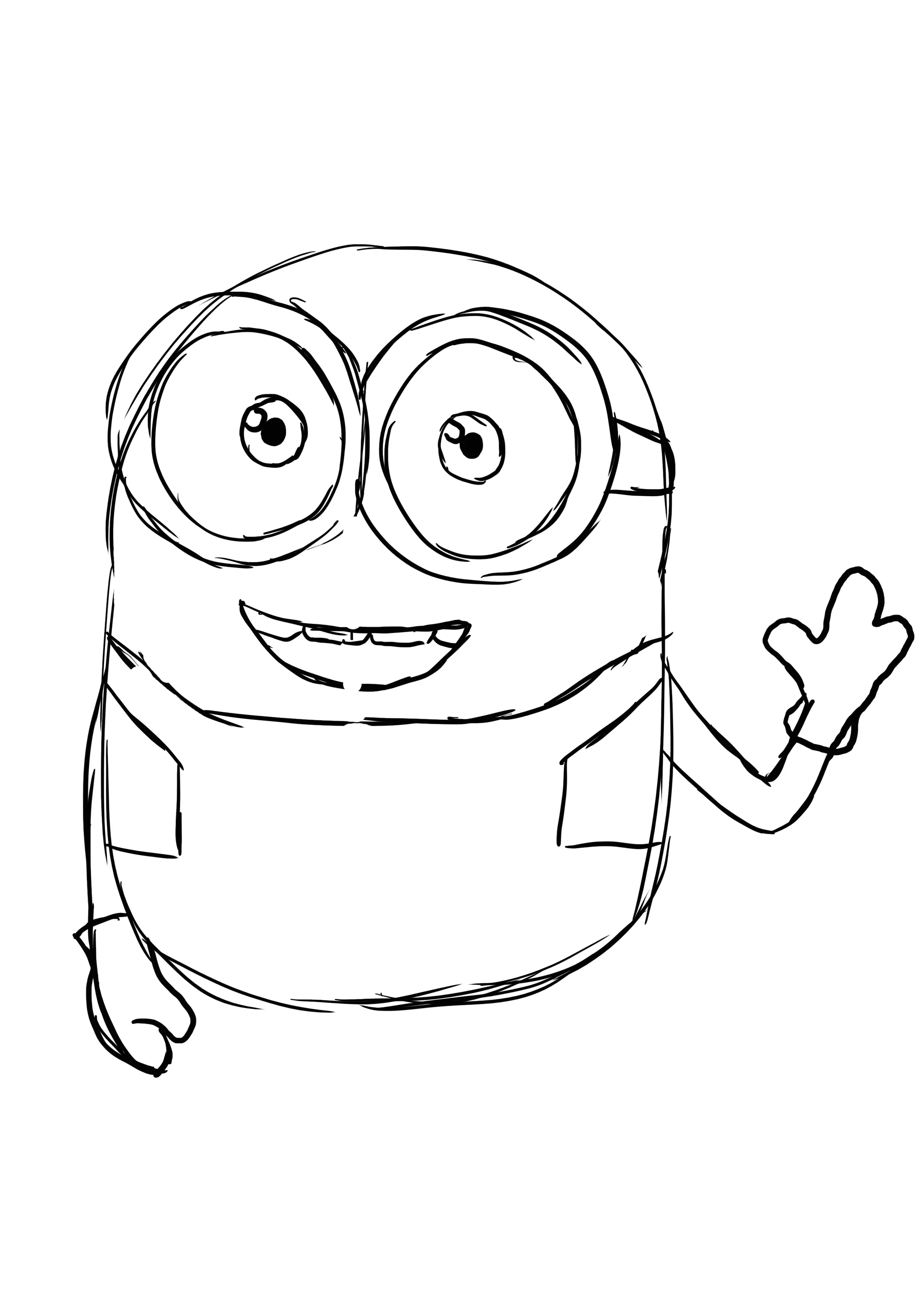 dessin des vêtements du minion