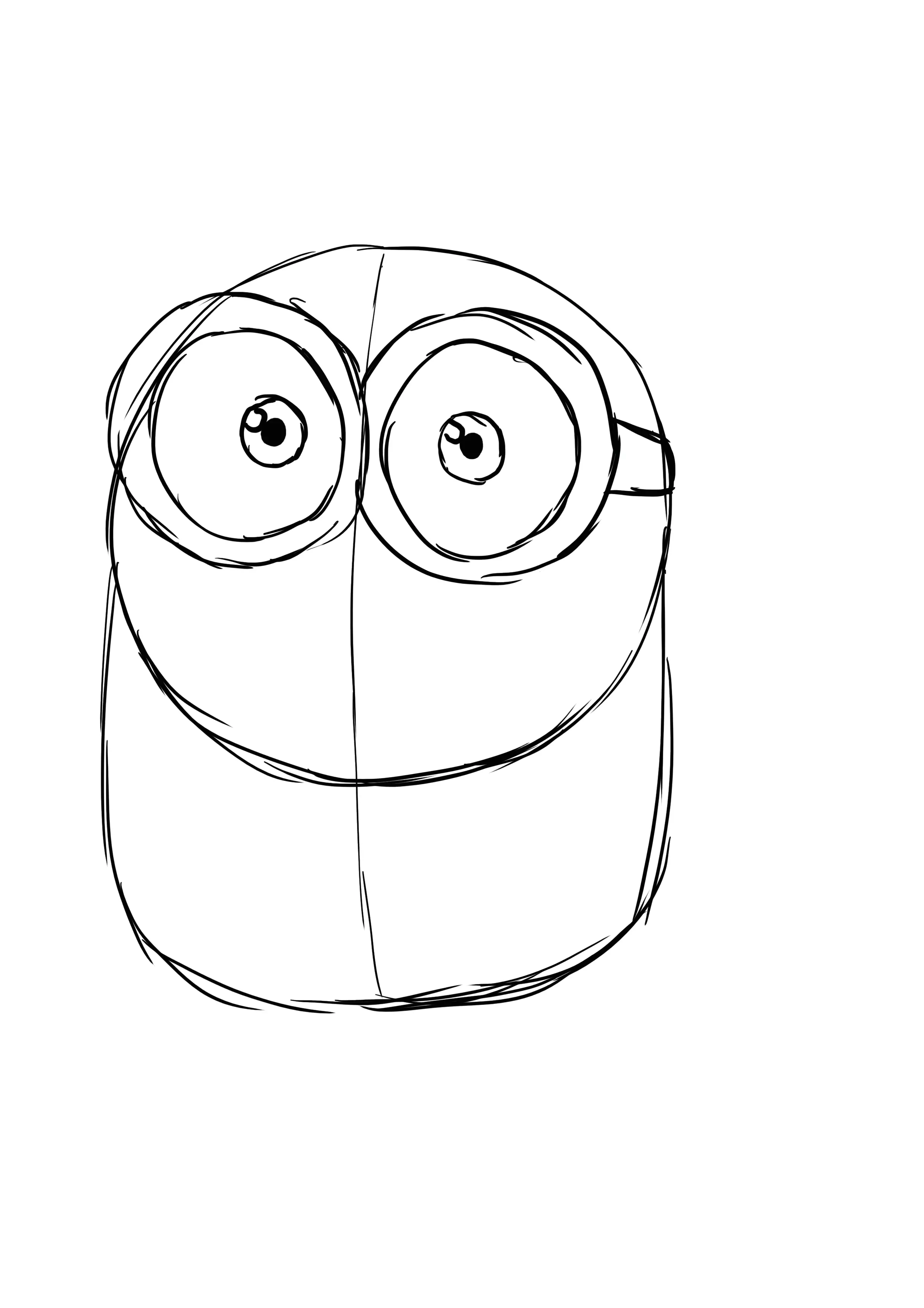 dessin des yeux du minion