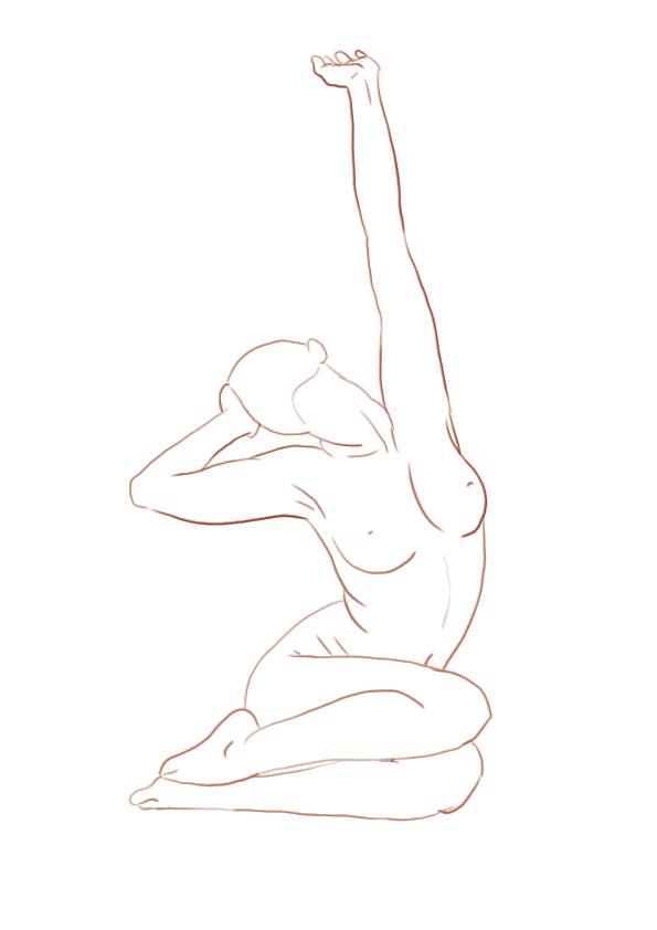 dessiner les plis et les creux du modèle