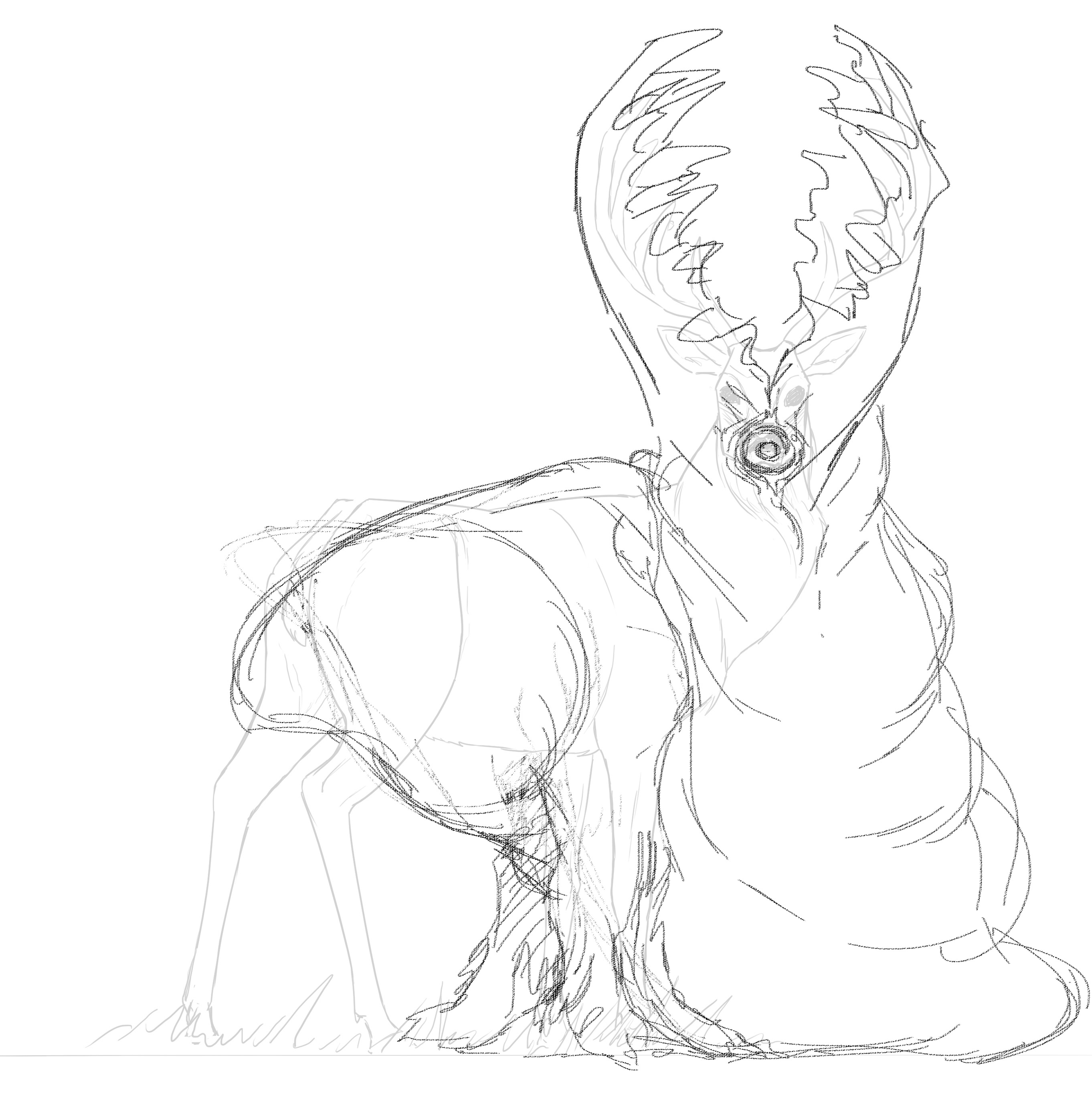 Dessiner le cou du monstre 2