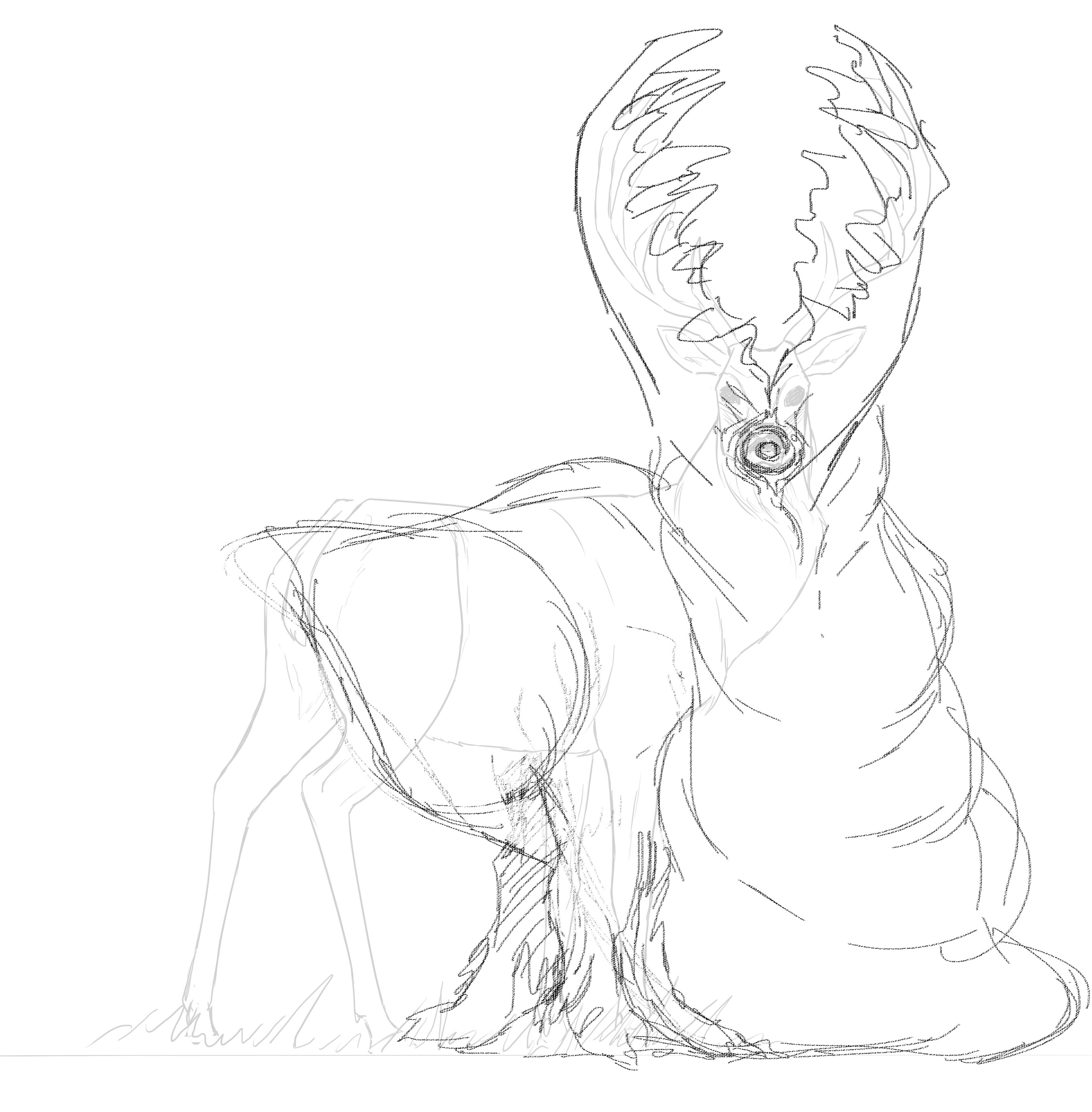 Dessiner le corps du monstre