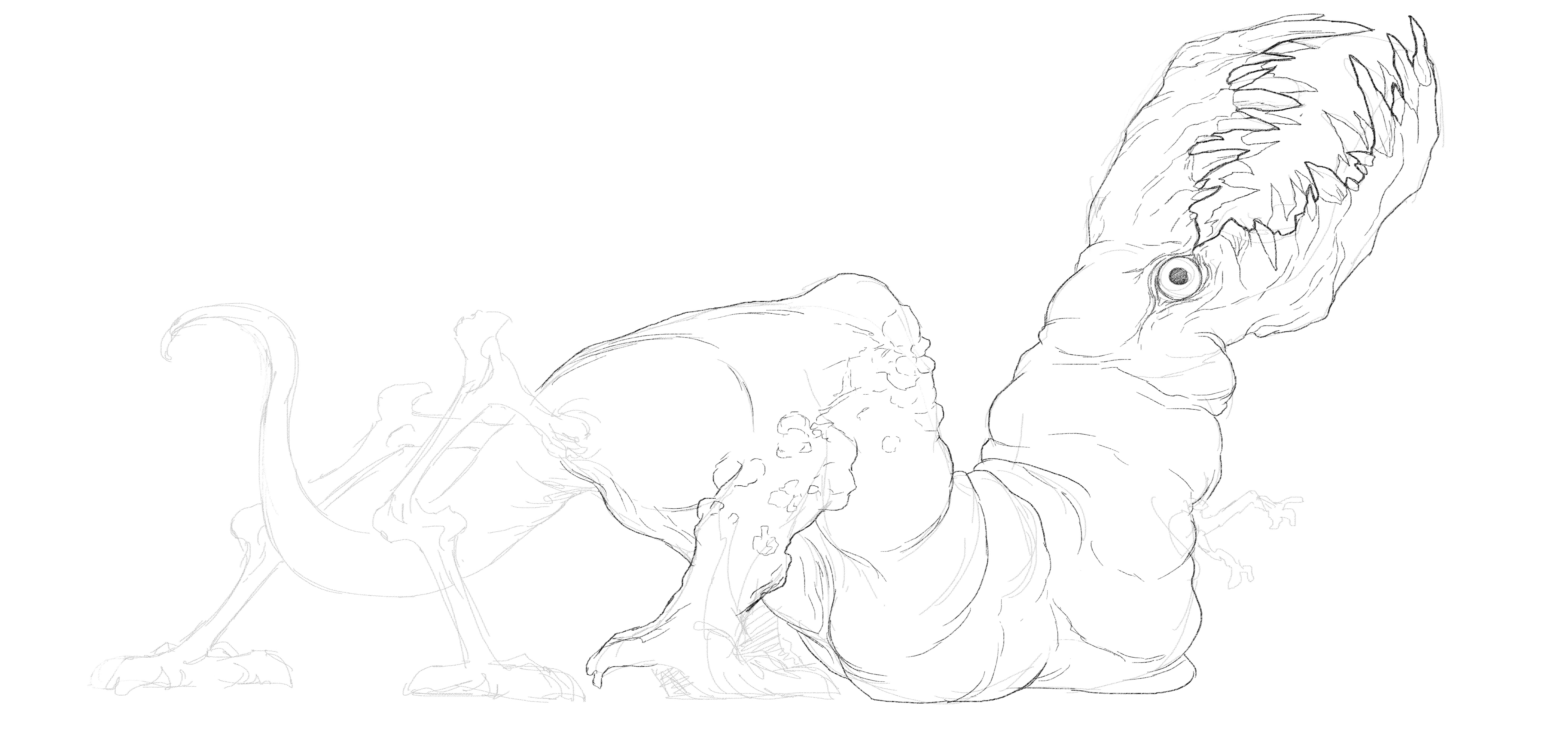 Ajouter les détails au corps du monstre 2