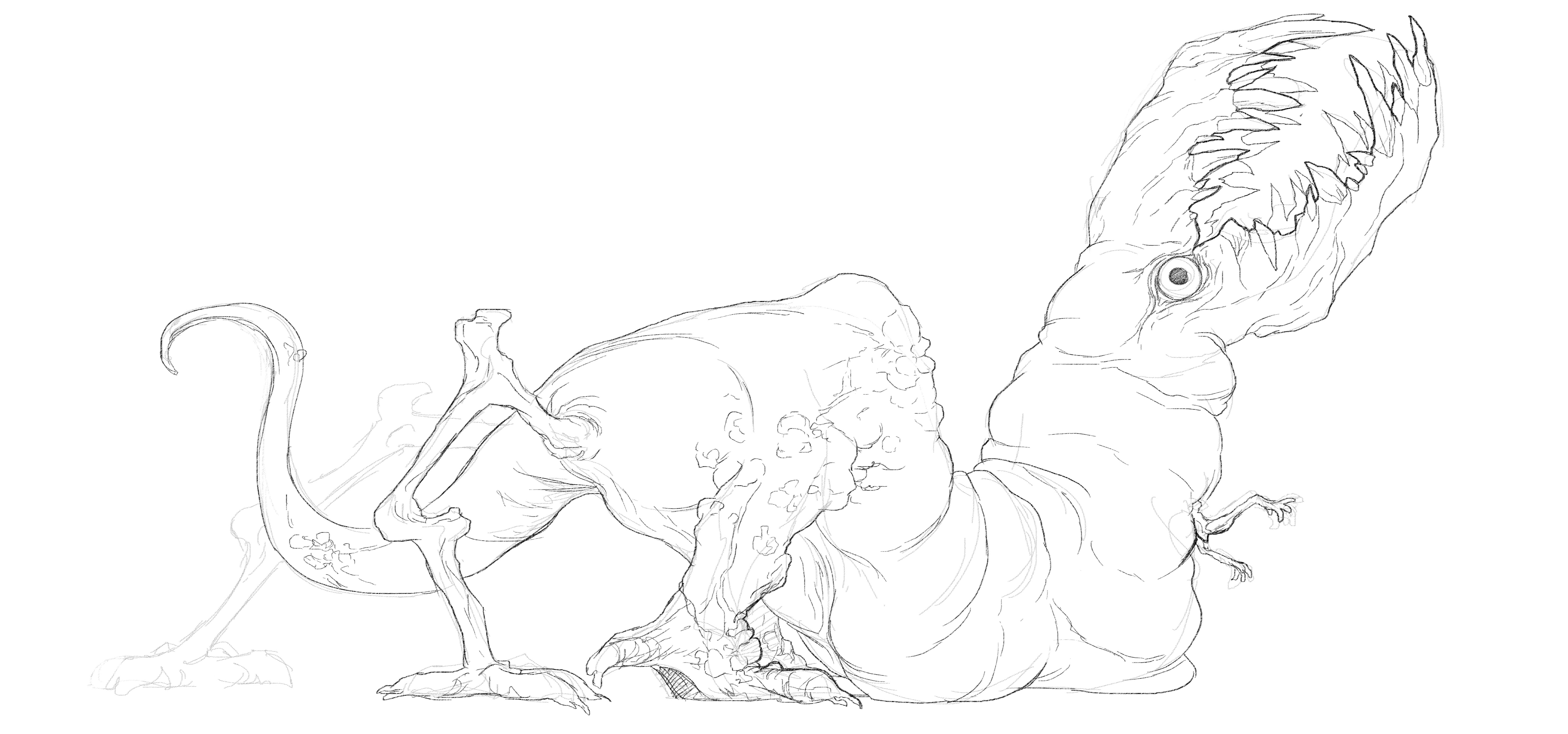 Ajouter les détails au corps du monstre 4