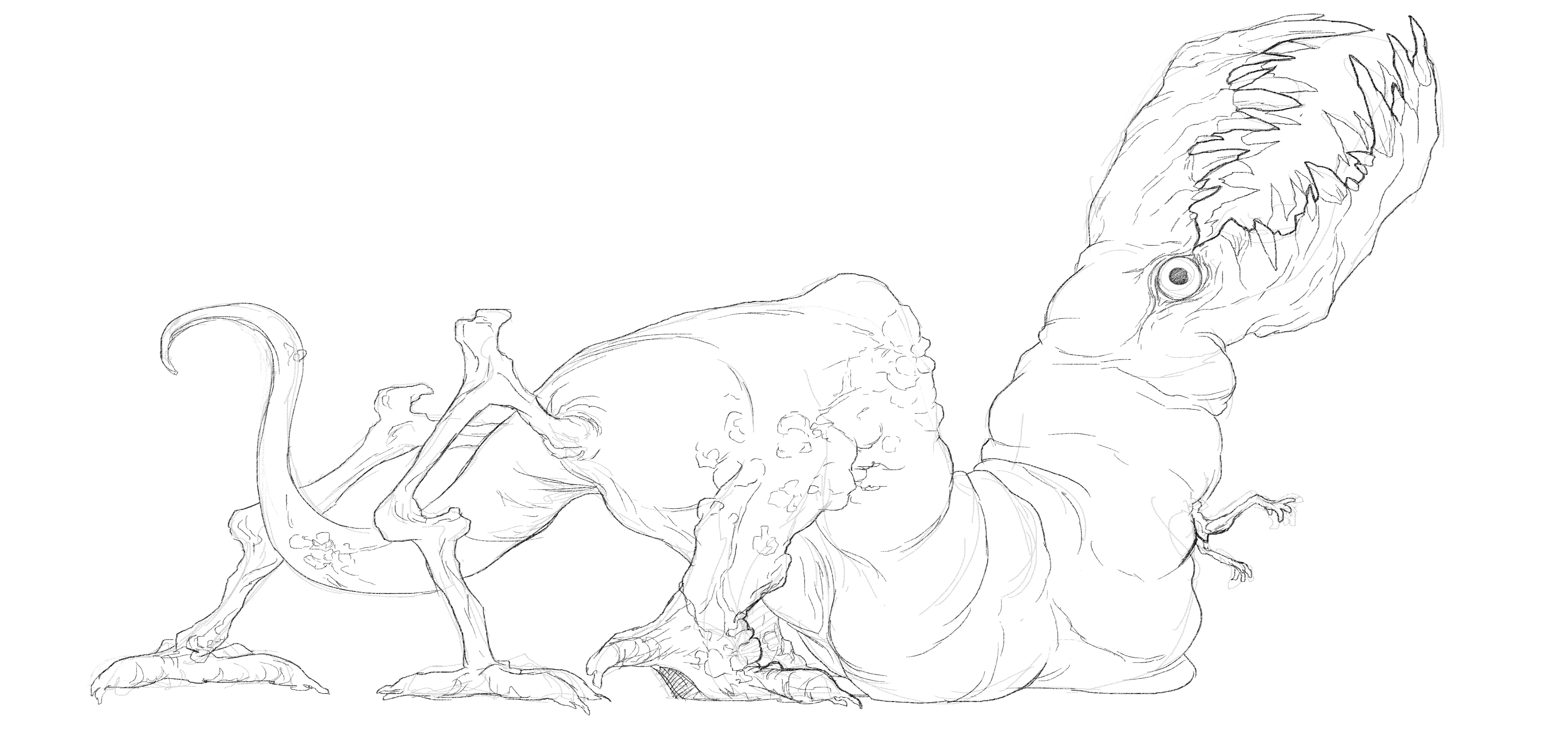 Ajouter les détails au corps du monstre 5