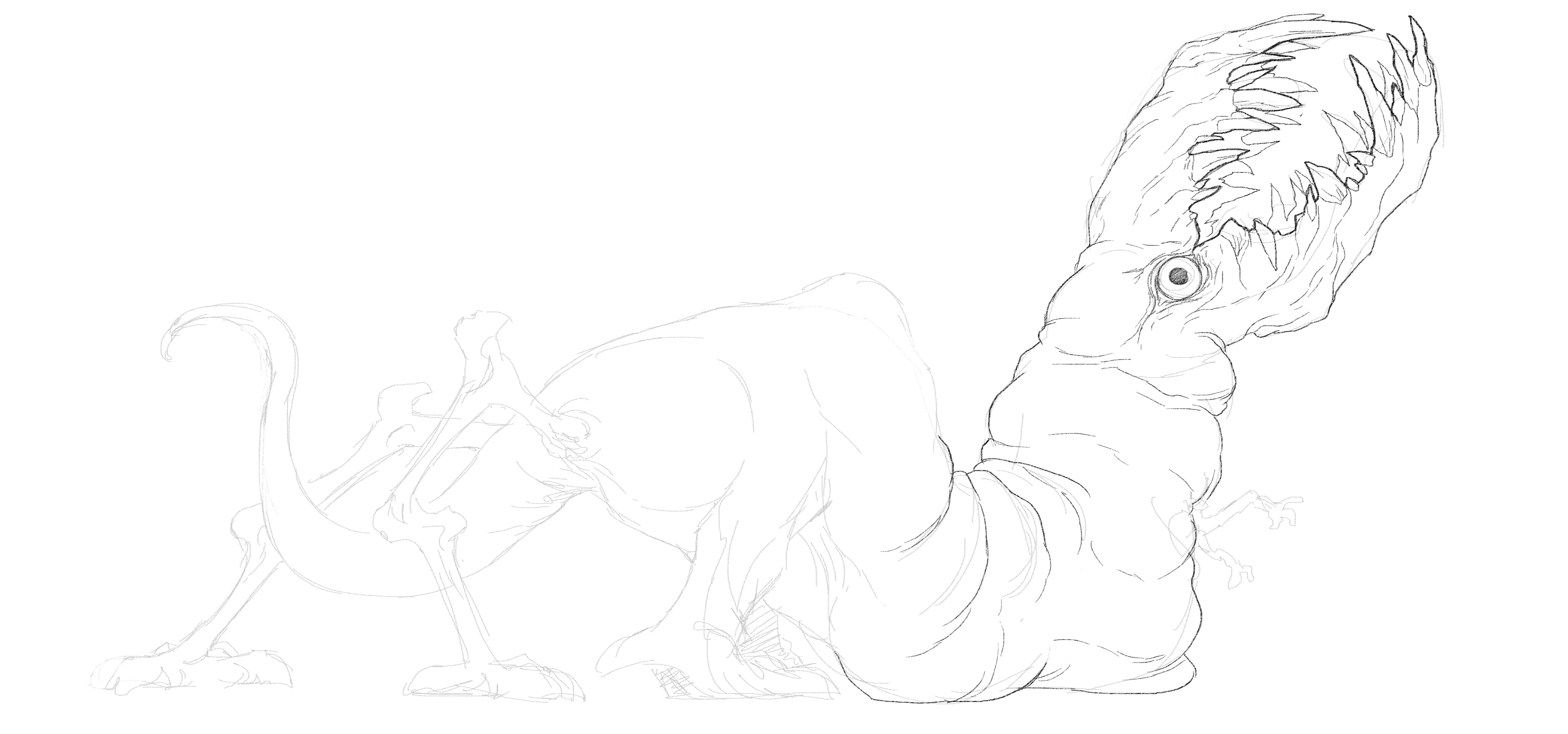 Ajouter les détails au corps du monstre