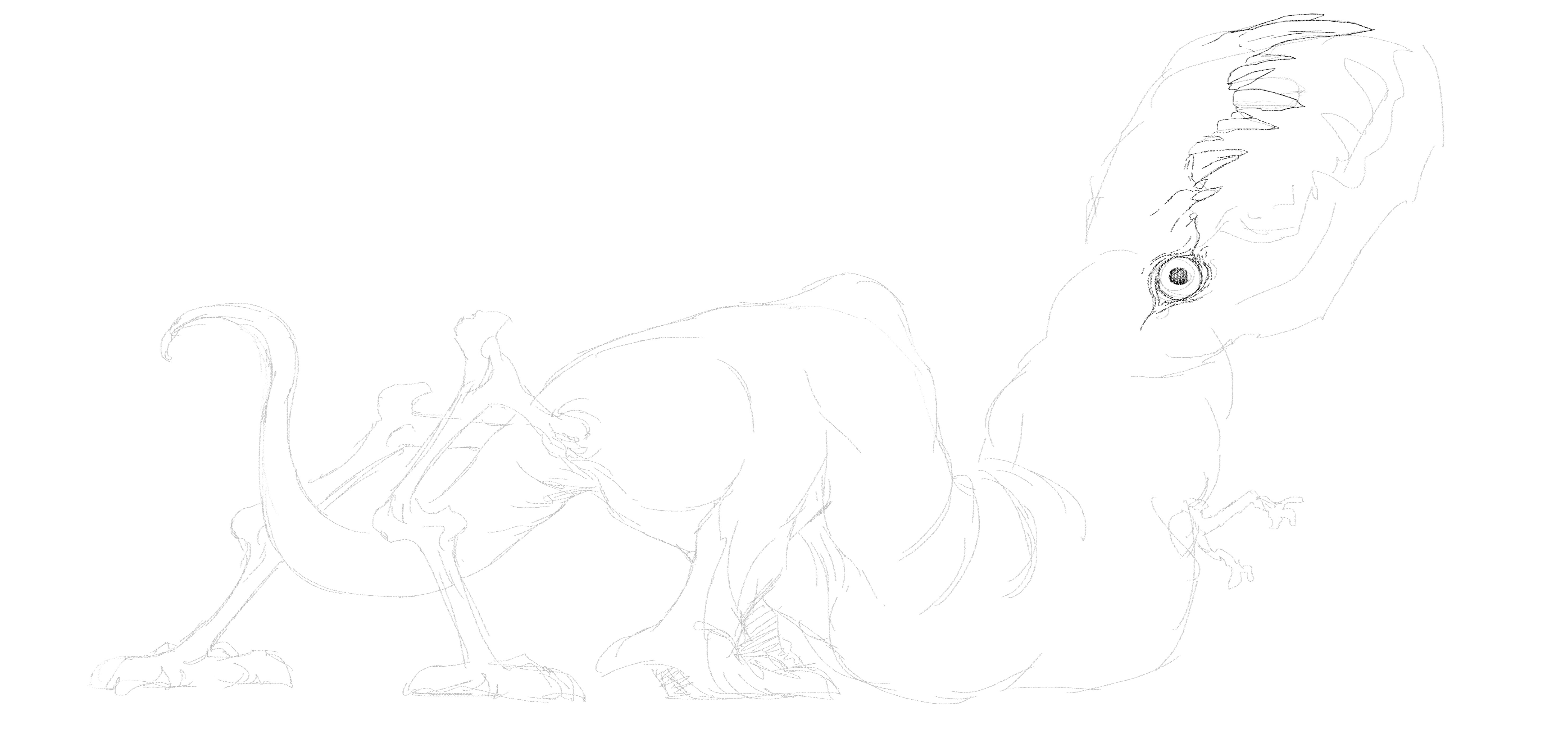 Ajouter les détails à la tête du monstre