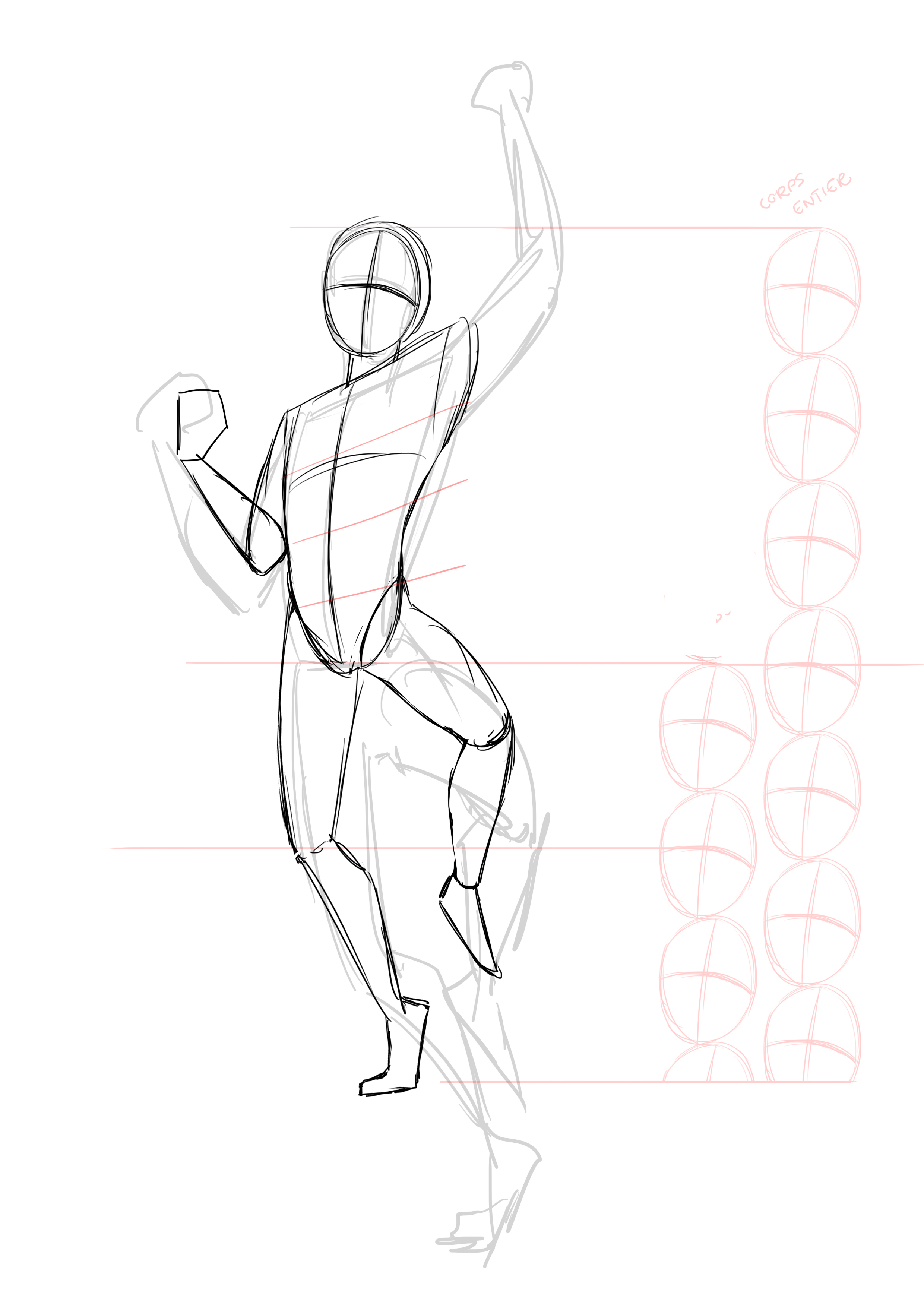 croquis du bras droit de natsu 2