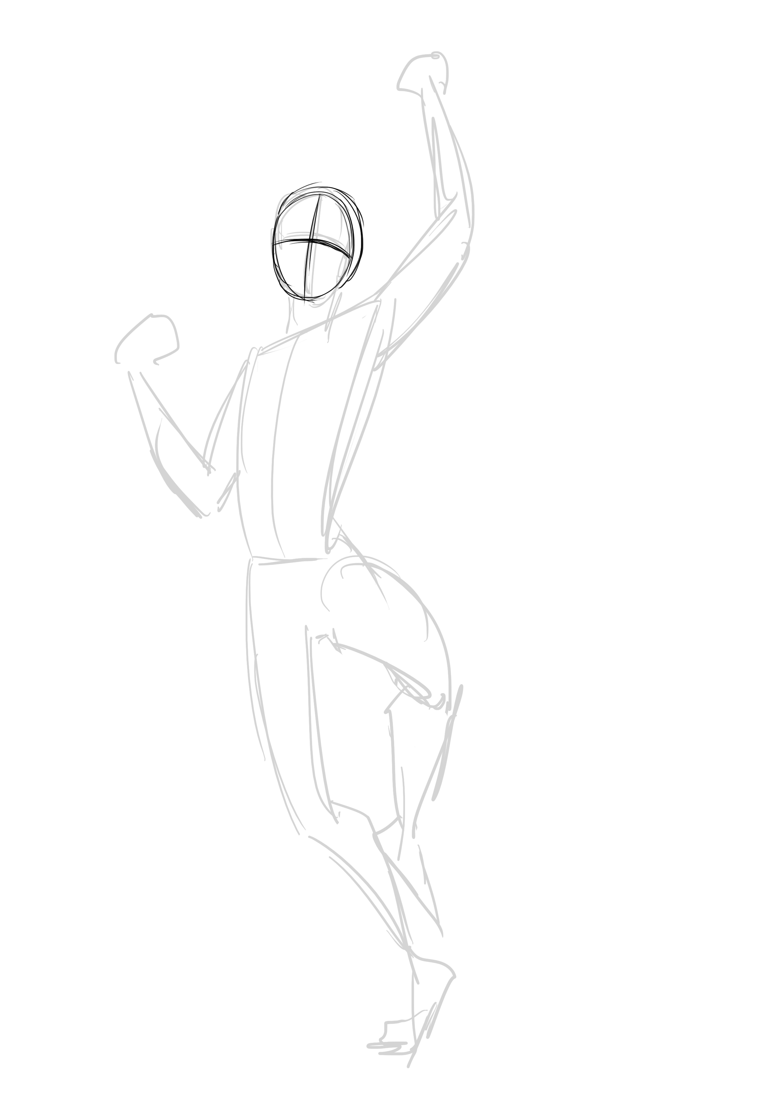 croquis du crâne de Natsu