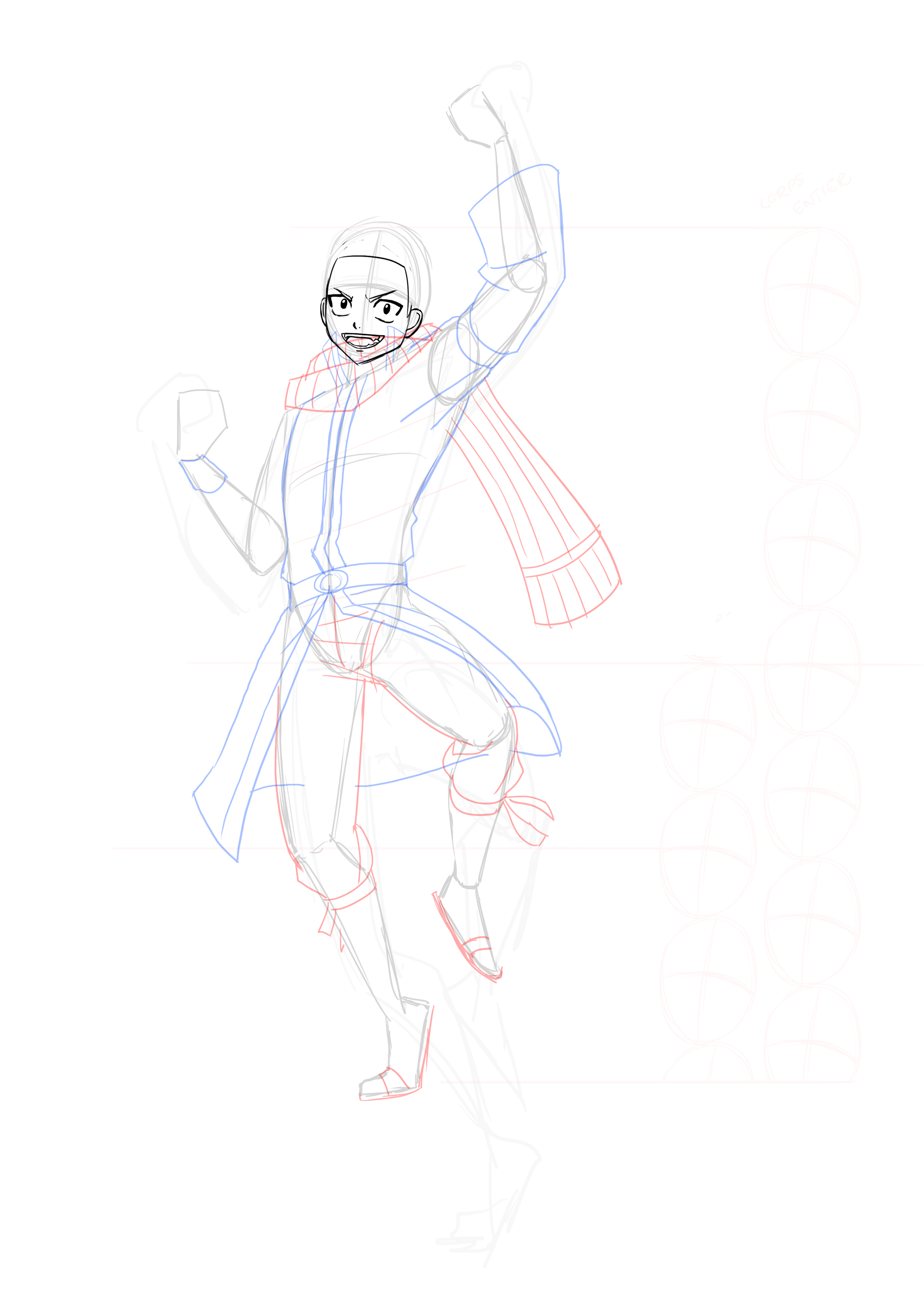 dessiner la ligne de cheveux d’un personnage