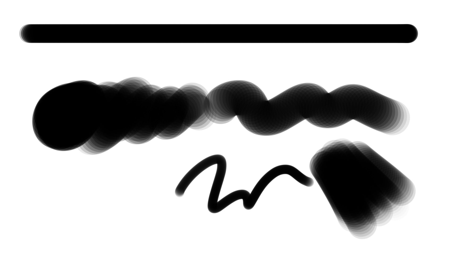 Choix du brush pour le nuage dense