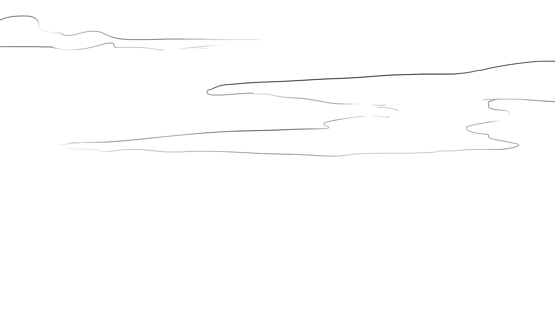 Dessiner un croquis de nuages en trainées
