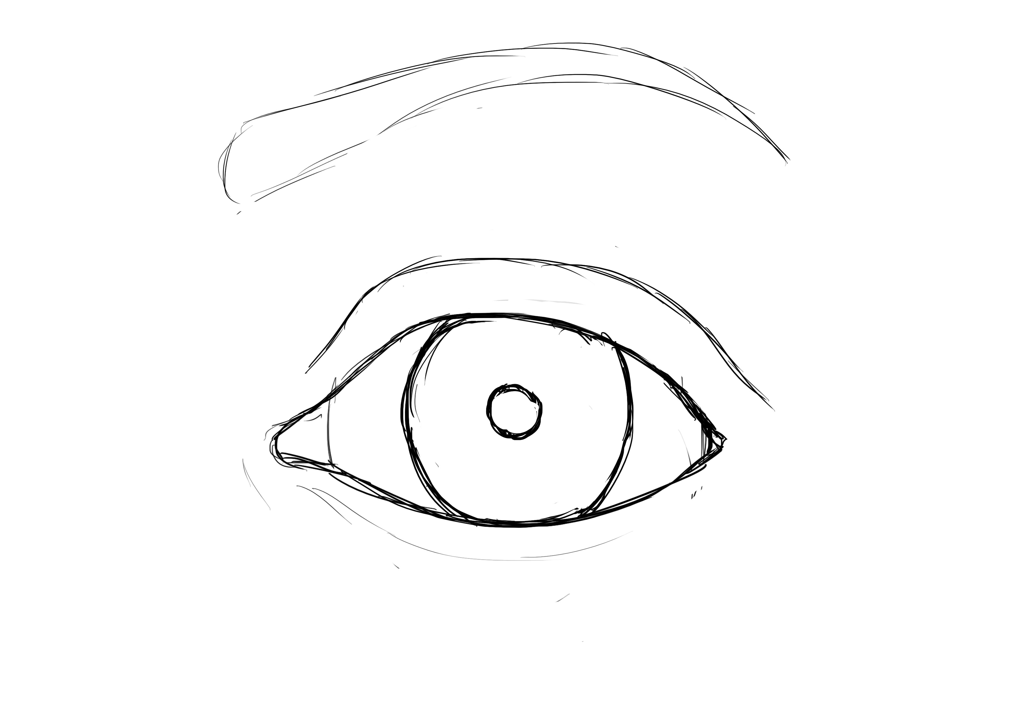 Dessiner le sourcil délicatement