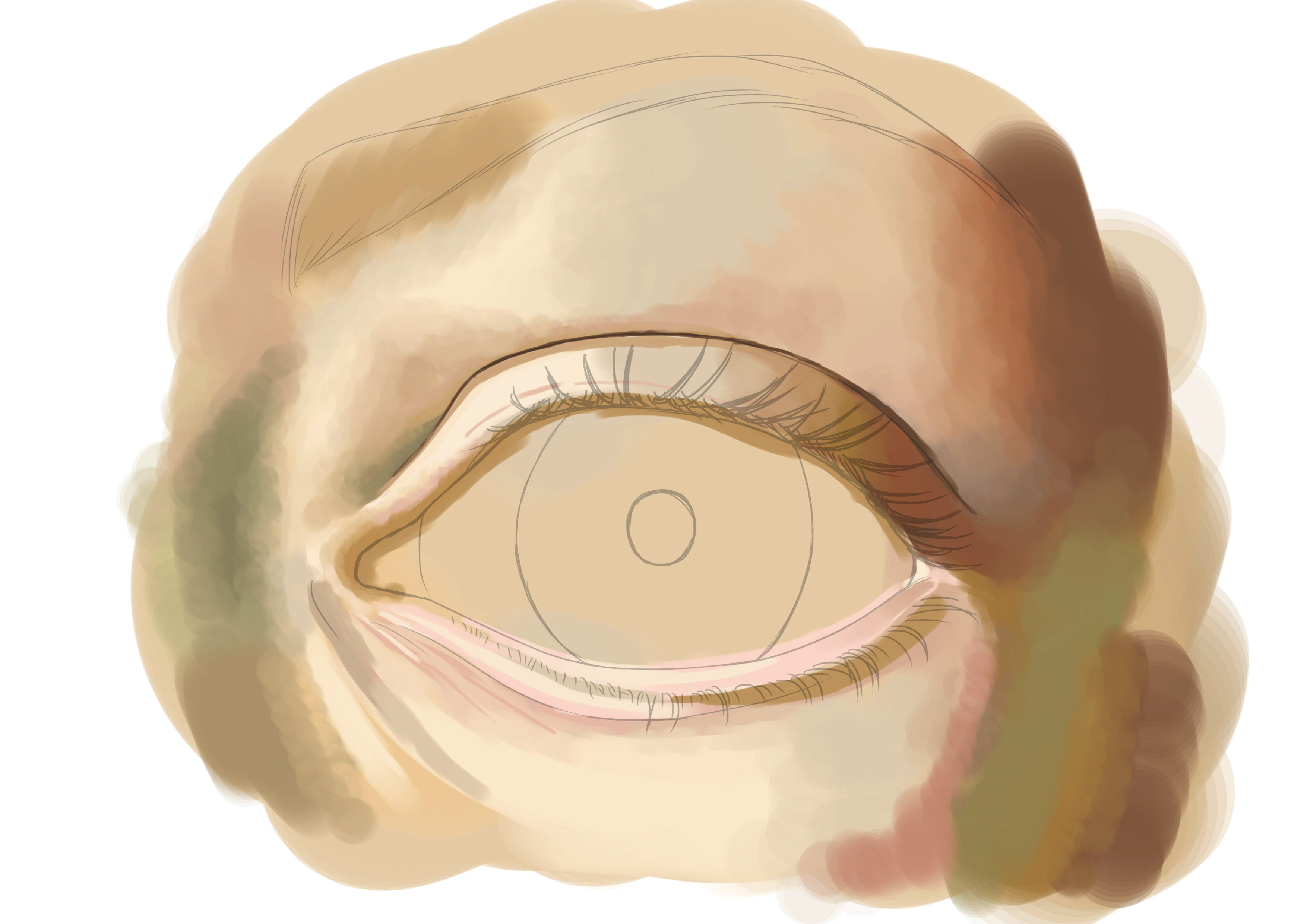 Encore une étape d'ombrage à votre dessin d'oeil