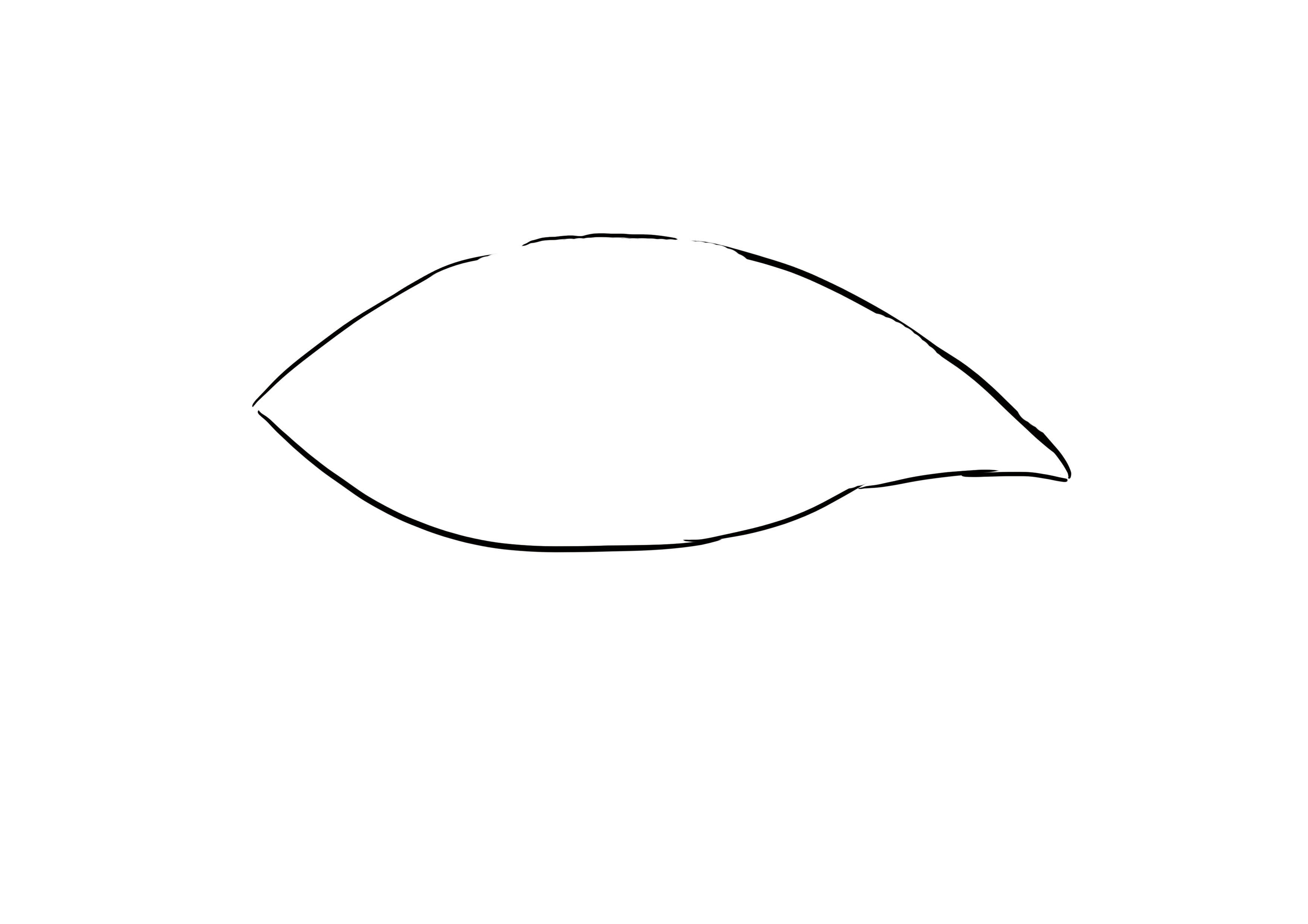 Dessiner l'ouverture de l'oeil qui pleure