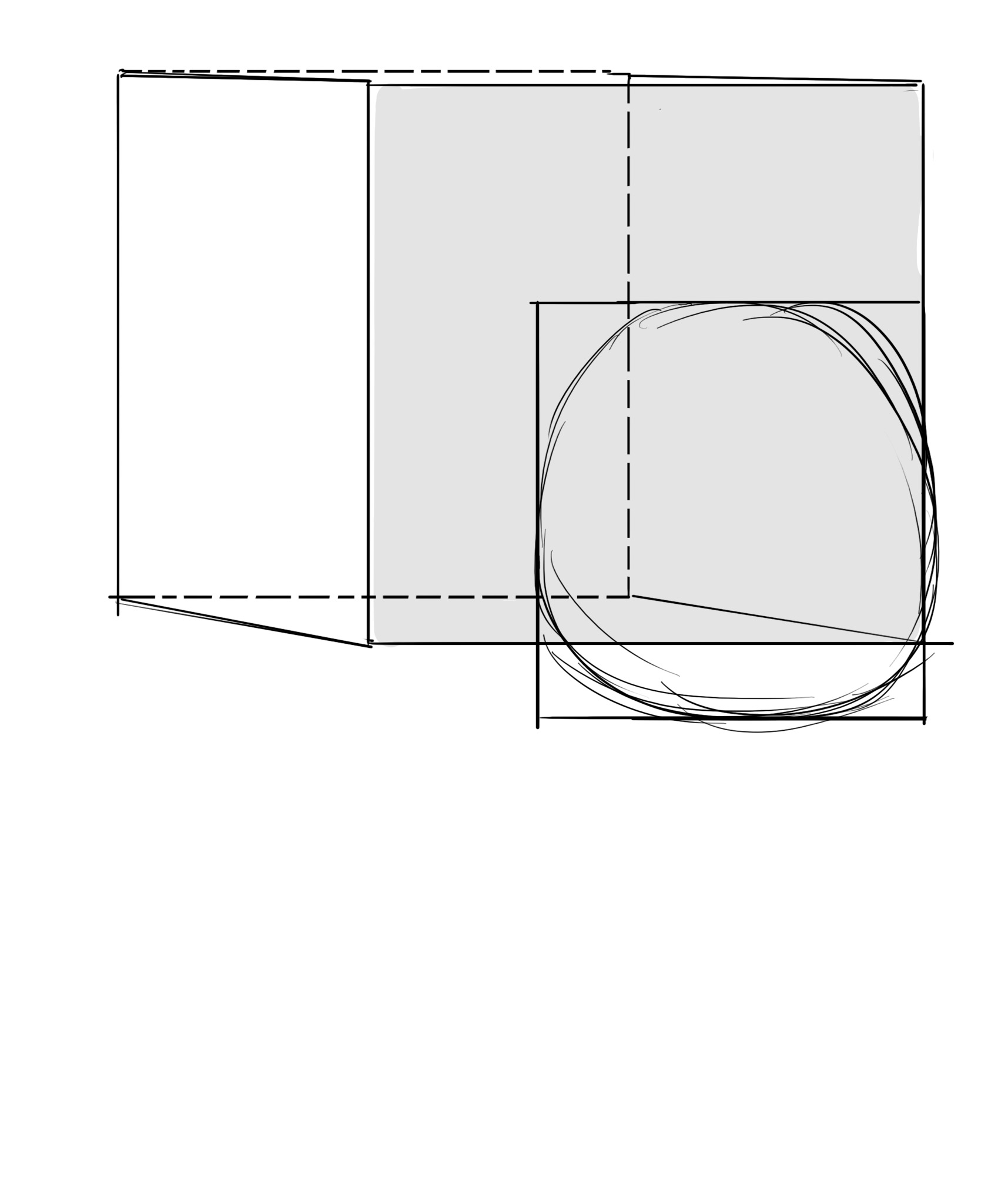Croquis de la tête du panda 2