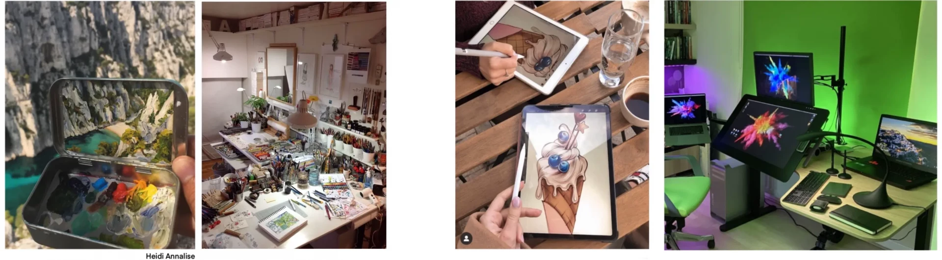 transporter son matériel de dessin en version papier ou numérique