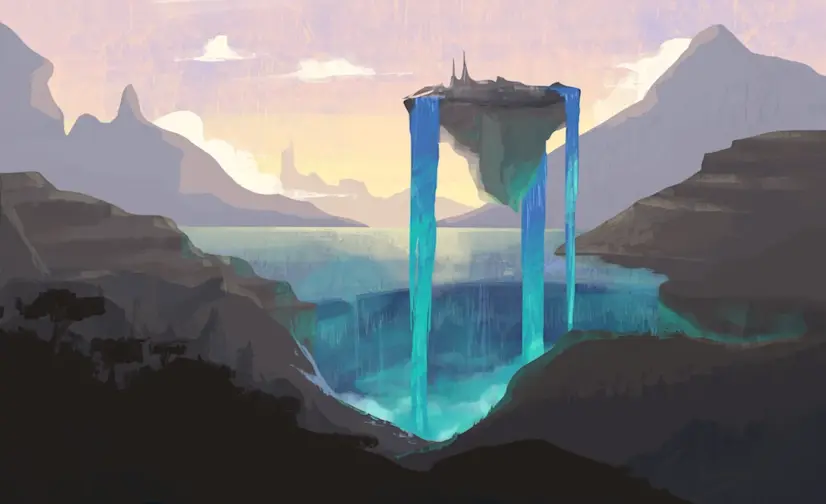 dessiner les nuages d’un paysage fantastique