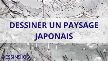 Dessiner un paysage japonais