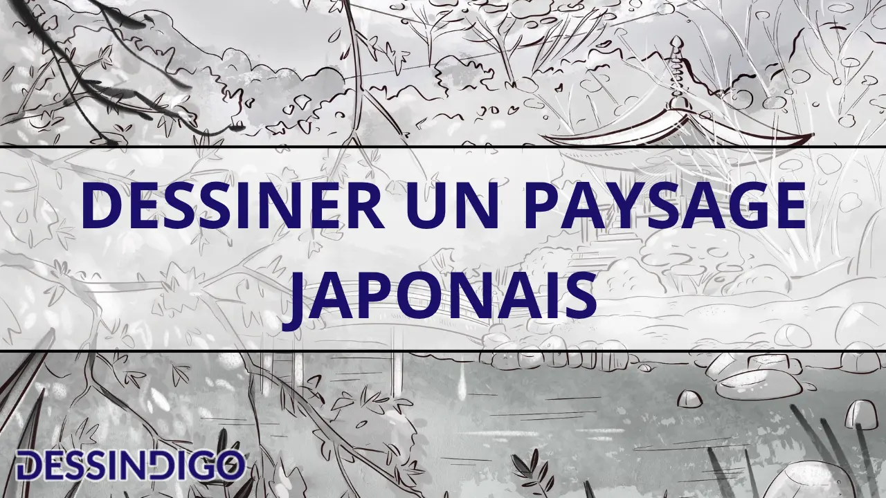 Dessiner un paysage japonais