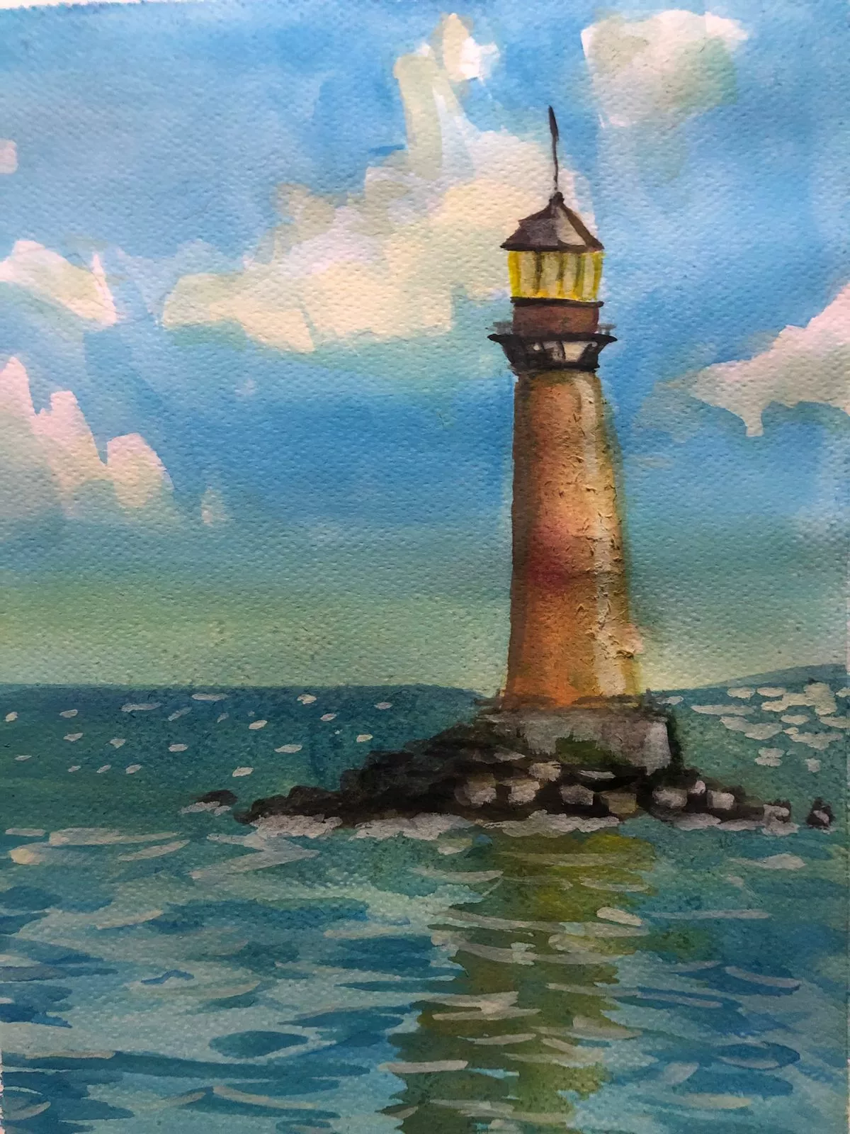 How to Paint a Seascape in Watercolor