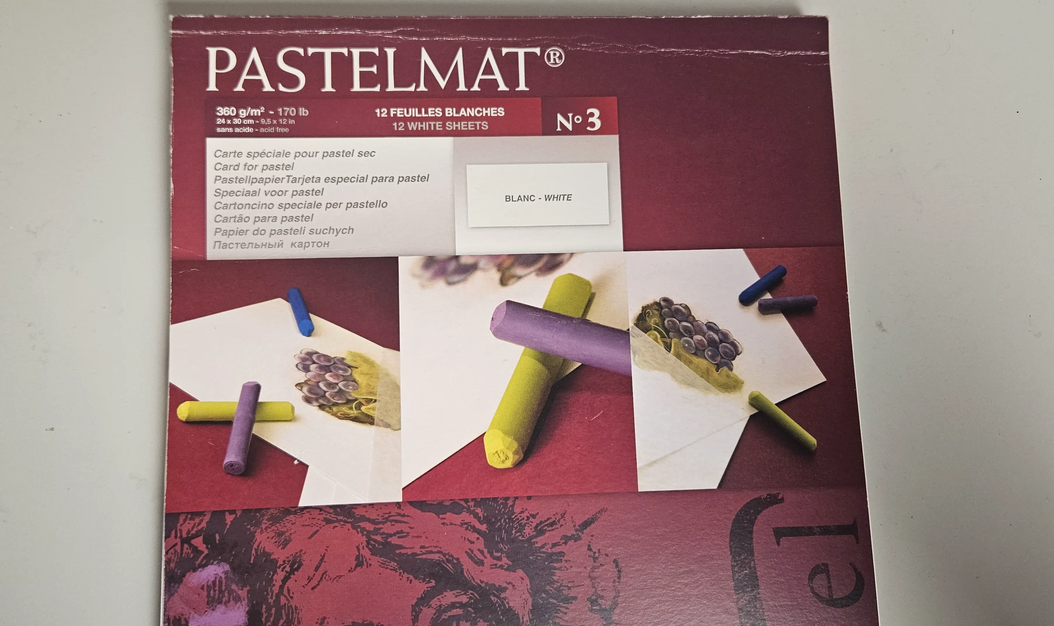 le papier pastelmat pour dessiner aux pastels