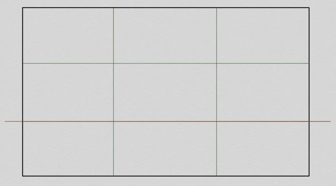 placer une ligne d’horizon pour dessiner un paysage en perspective