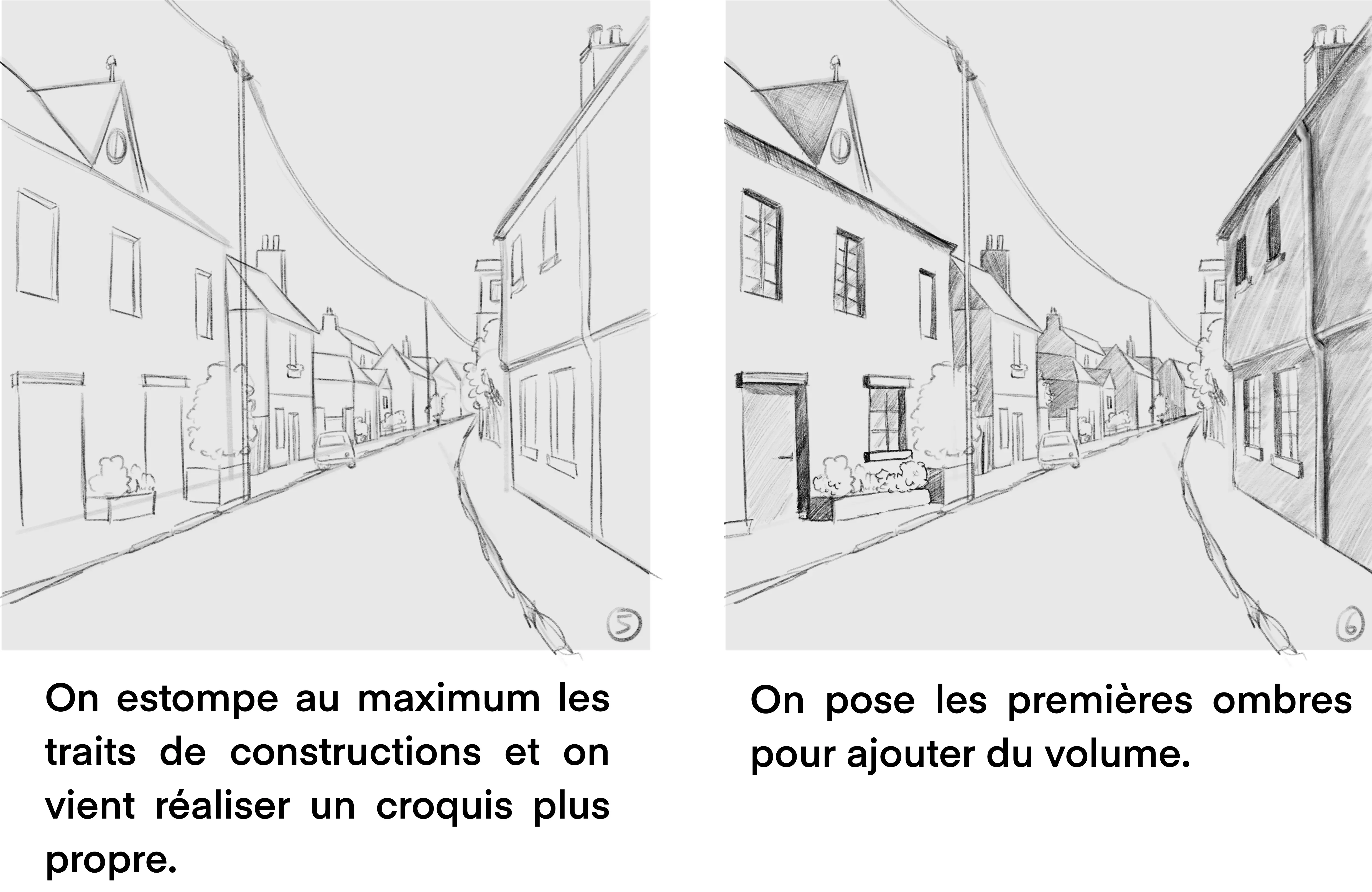dessiner les ombres d’un paysage urbain