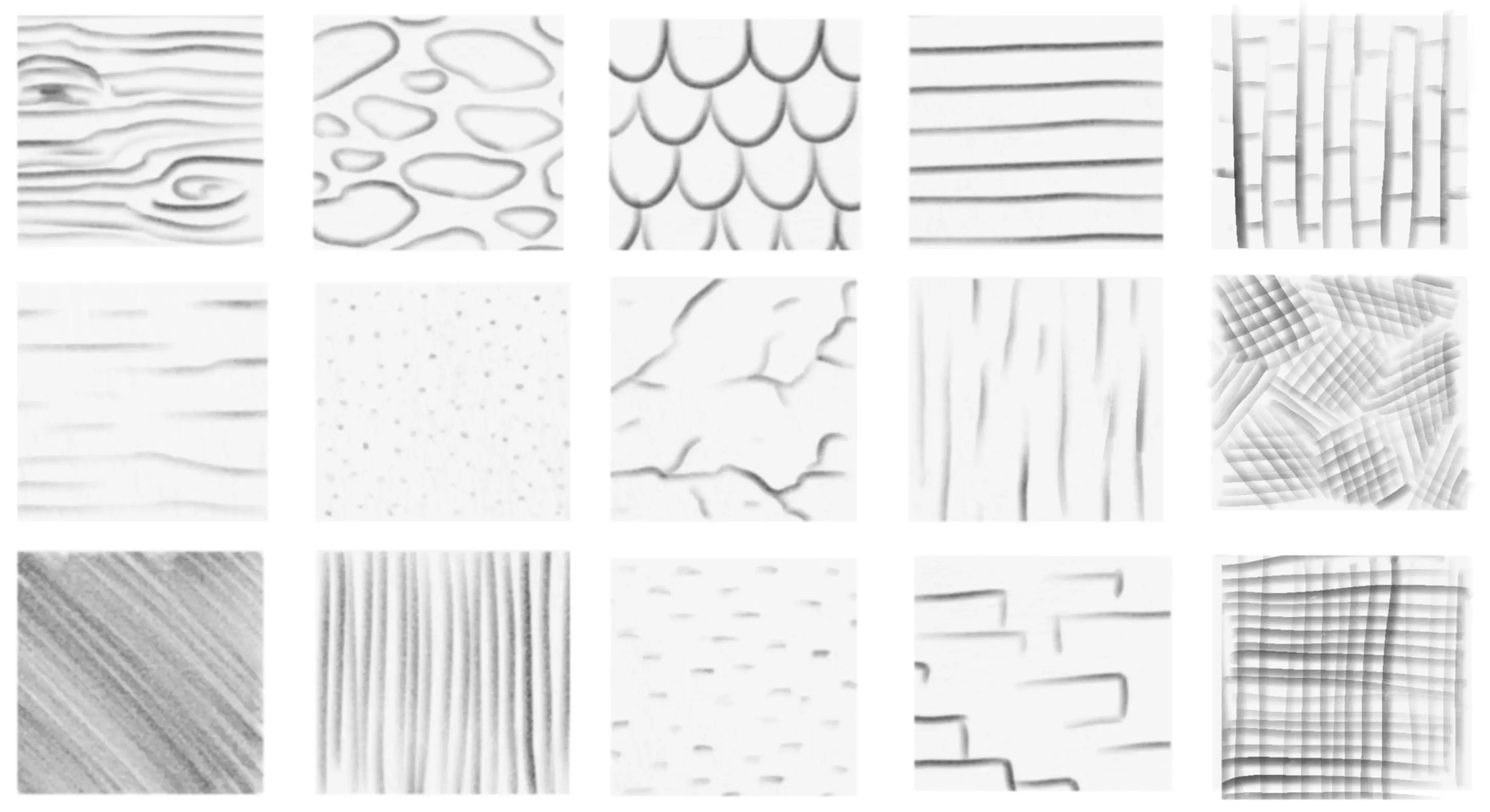 les différentes textures d’un paysage urbain