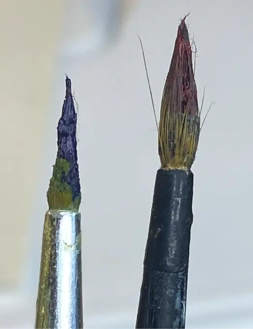 bien entretenir ses pinceaux en peinture acrylique quand on débute