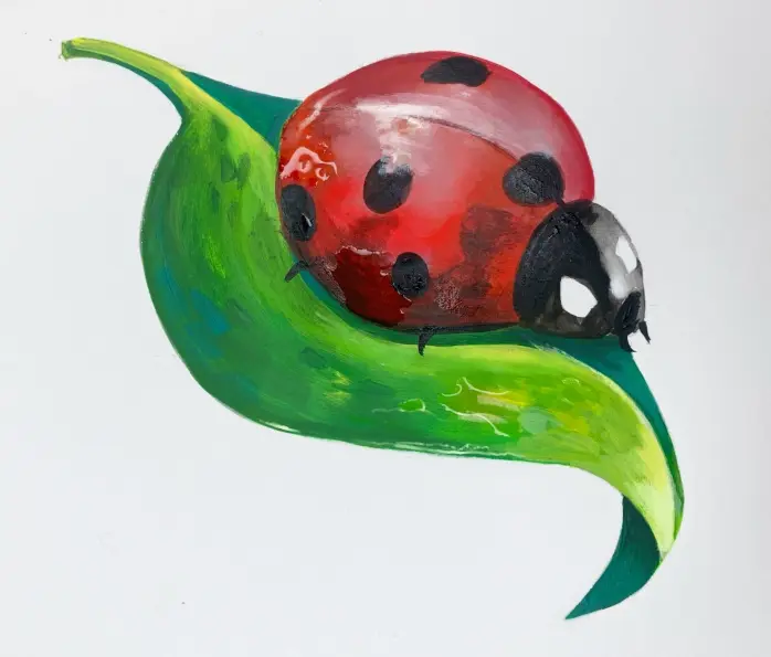 exemple d’un dessin à la peinture acrylique