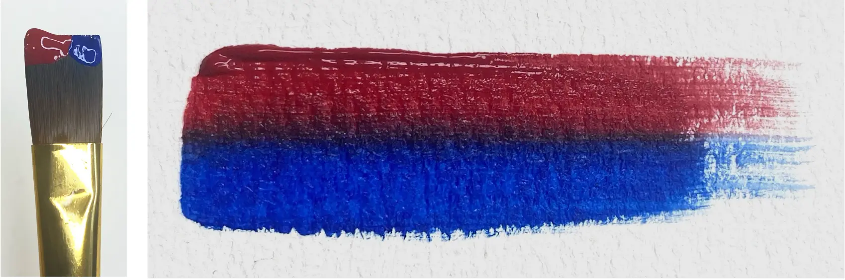 réaliser une transition dégradée en peinture acrylique pour débutants