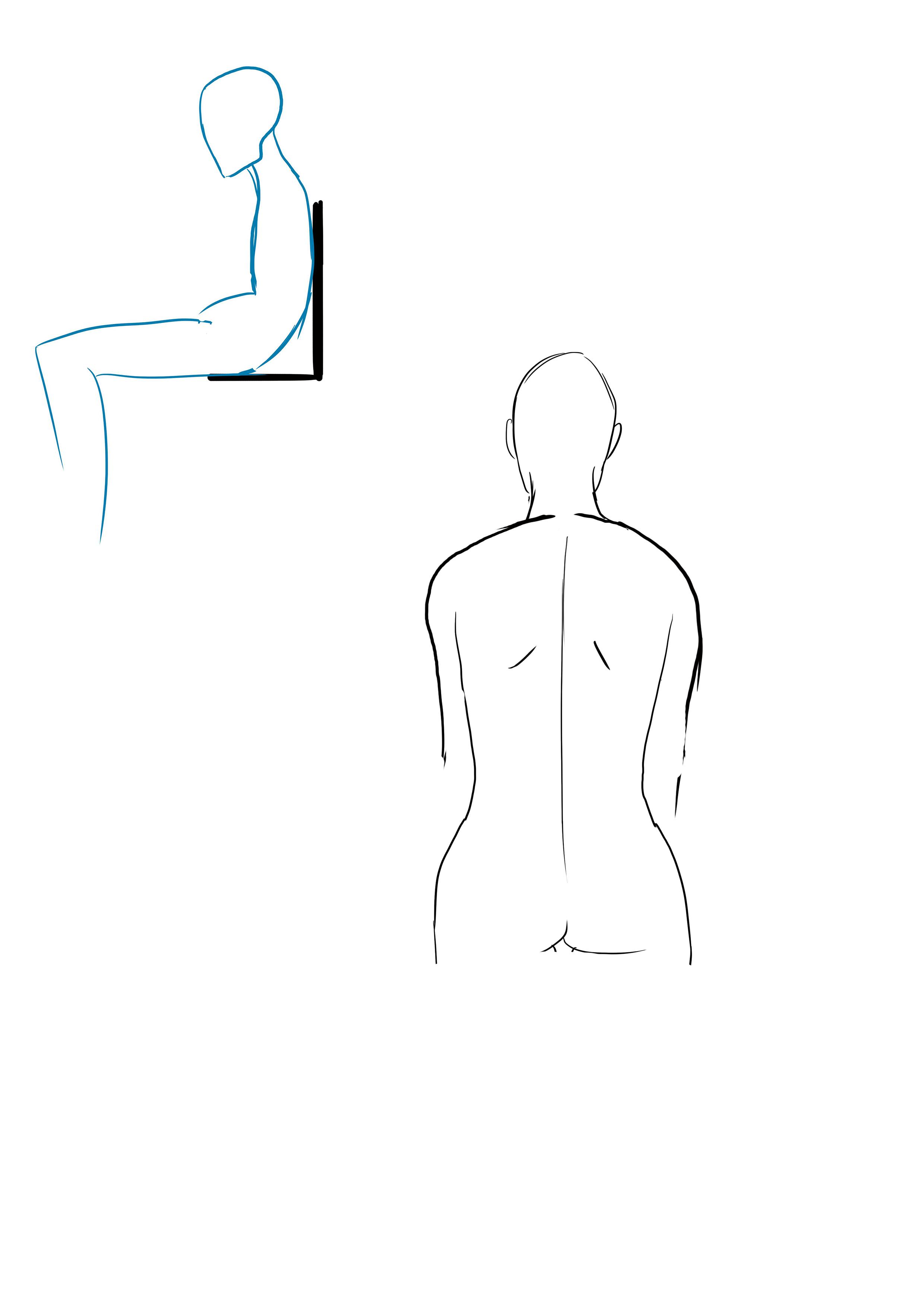 Dessiner un personnage nonchalant de dos