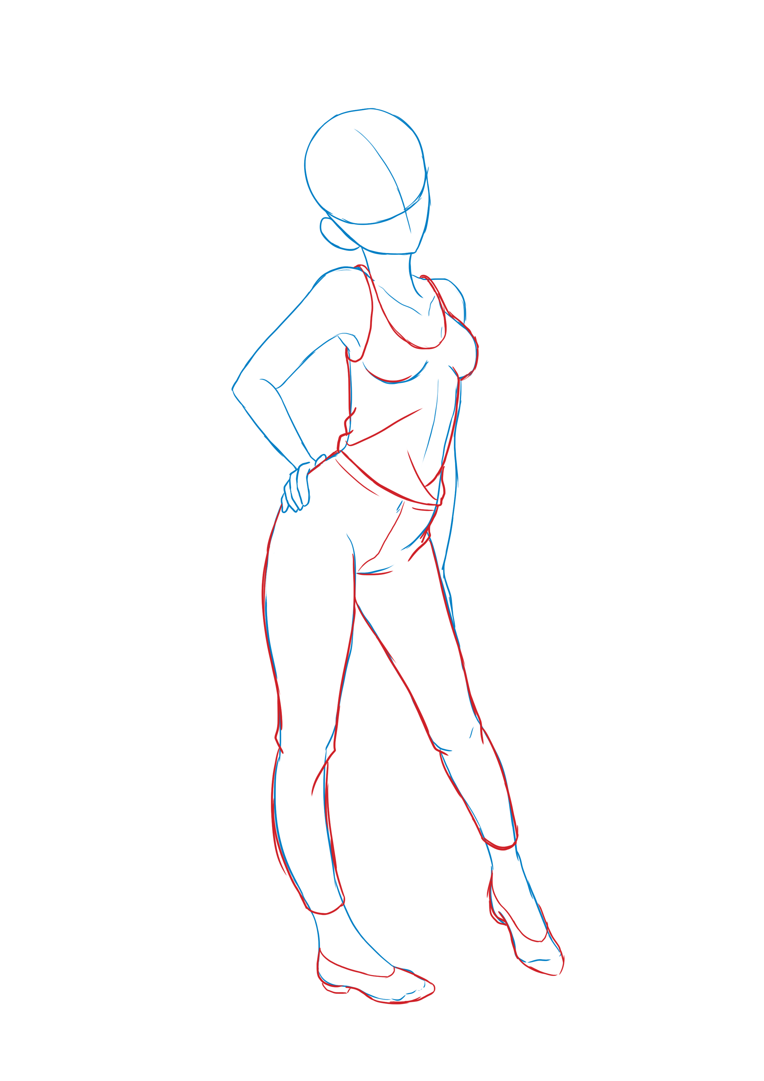 dessiner des vêtements du personnage