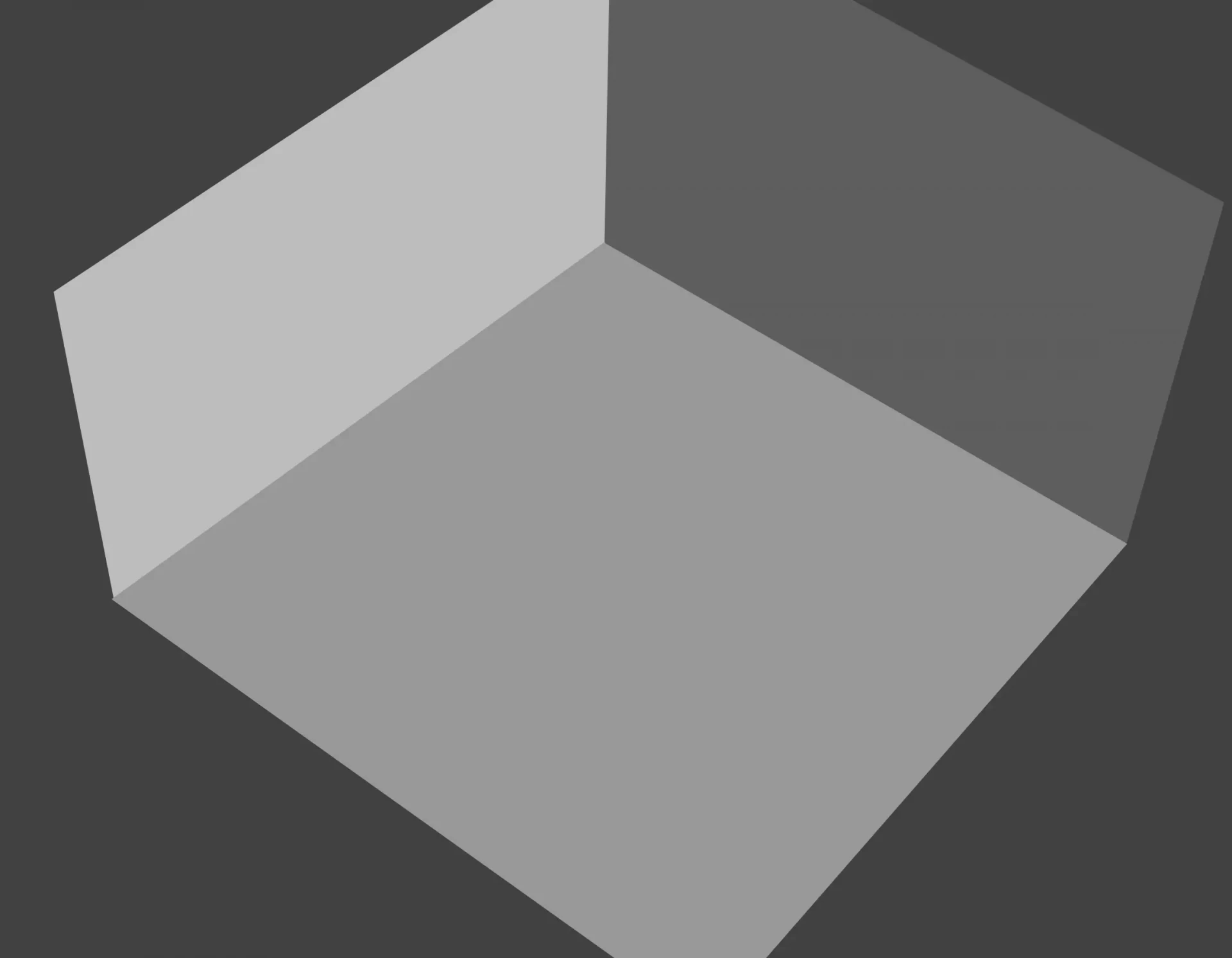 dessiner la base d’une chambre en perspective vue de haut