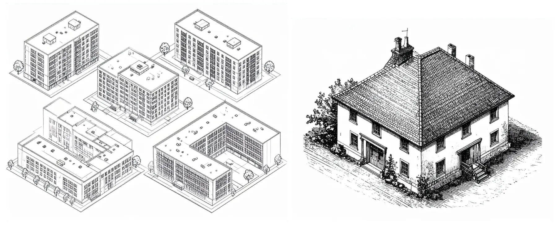 images de perspective vue de haut