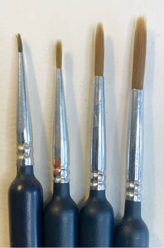 les pinceaux liner pour faire de l’aquarelle