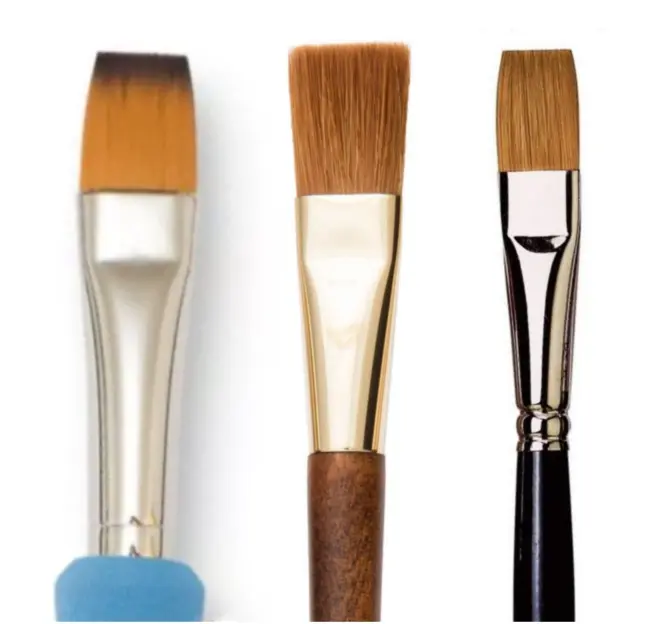les matières des pinceaux pour faire de l’aquarelle
