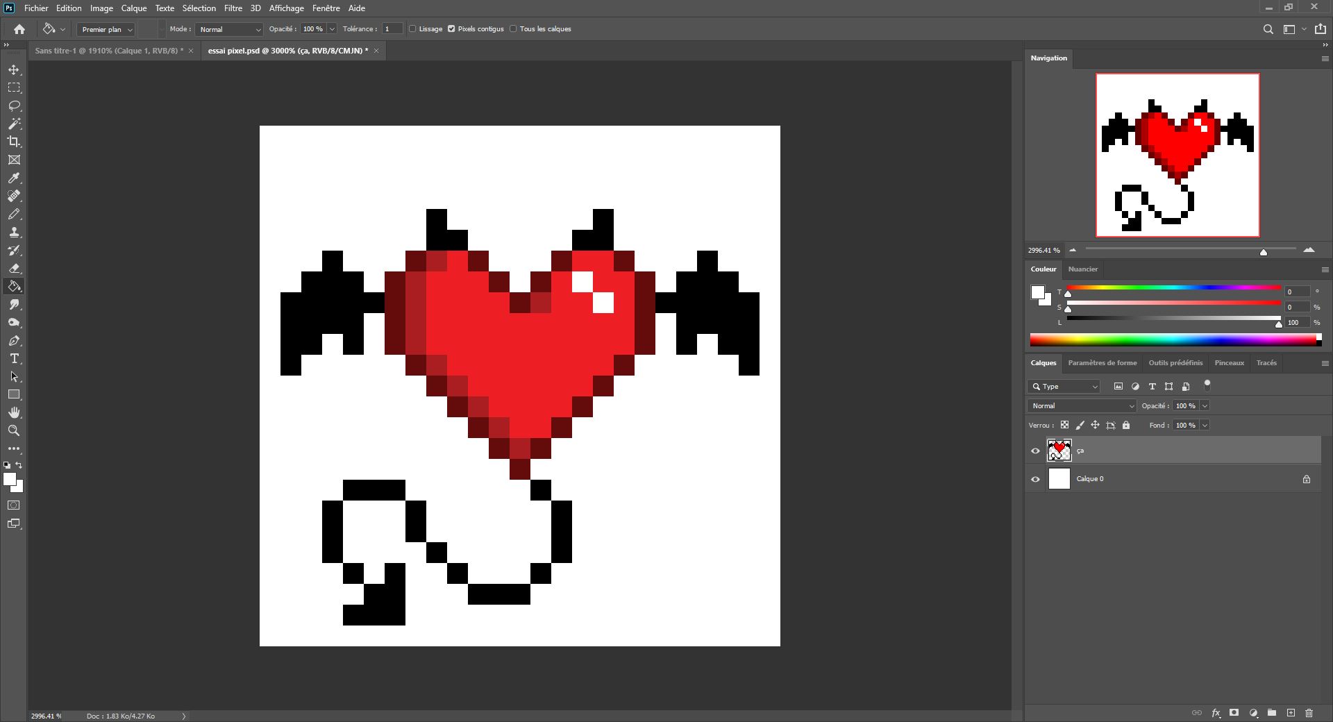 ajouter les détails et la couleur au dessin 3