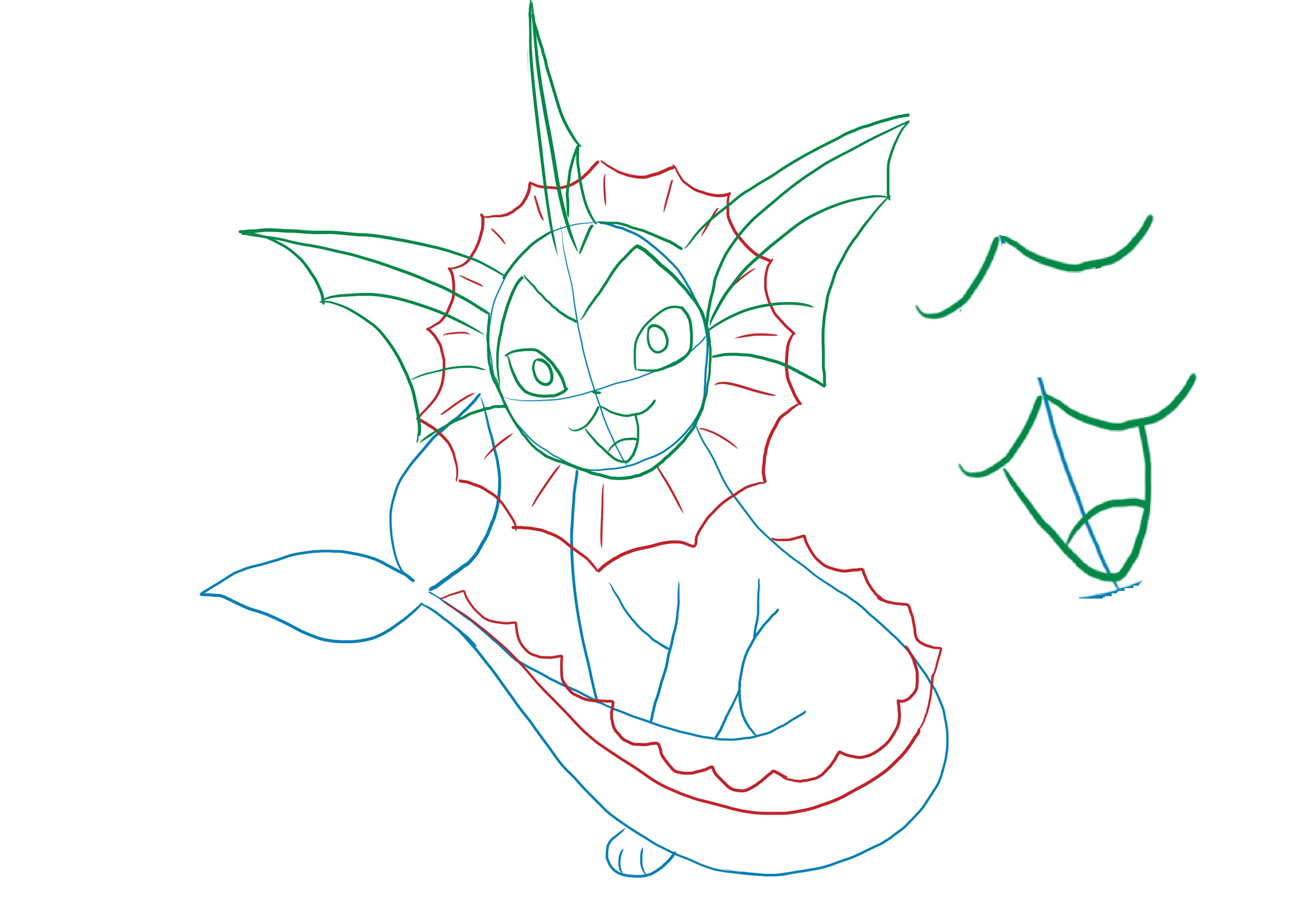 dessiner la bouche d’Aquali