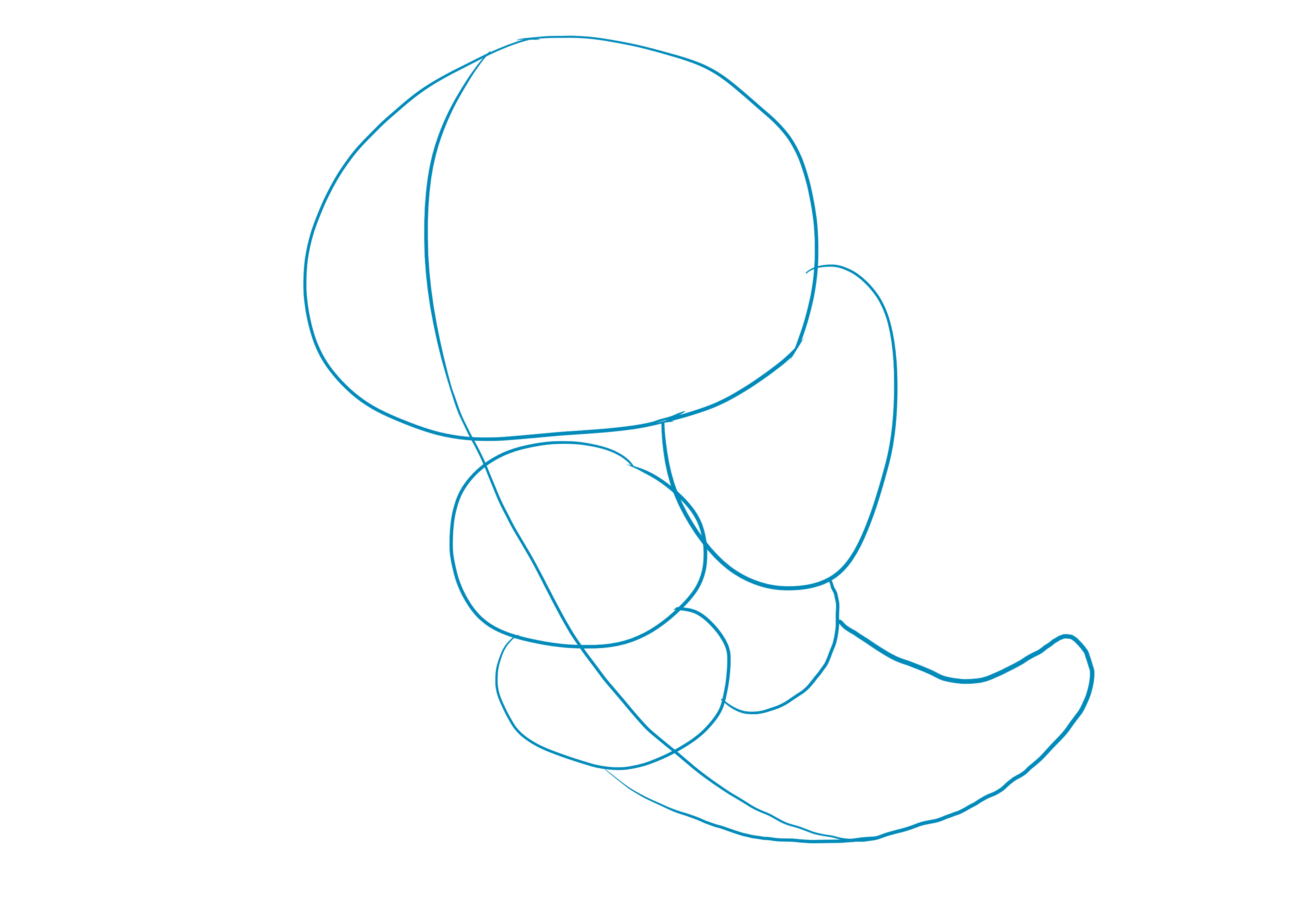 croquis du corps de Chenipan 3