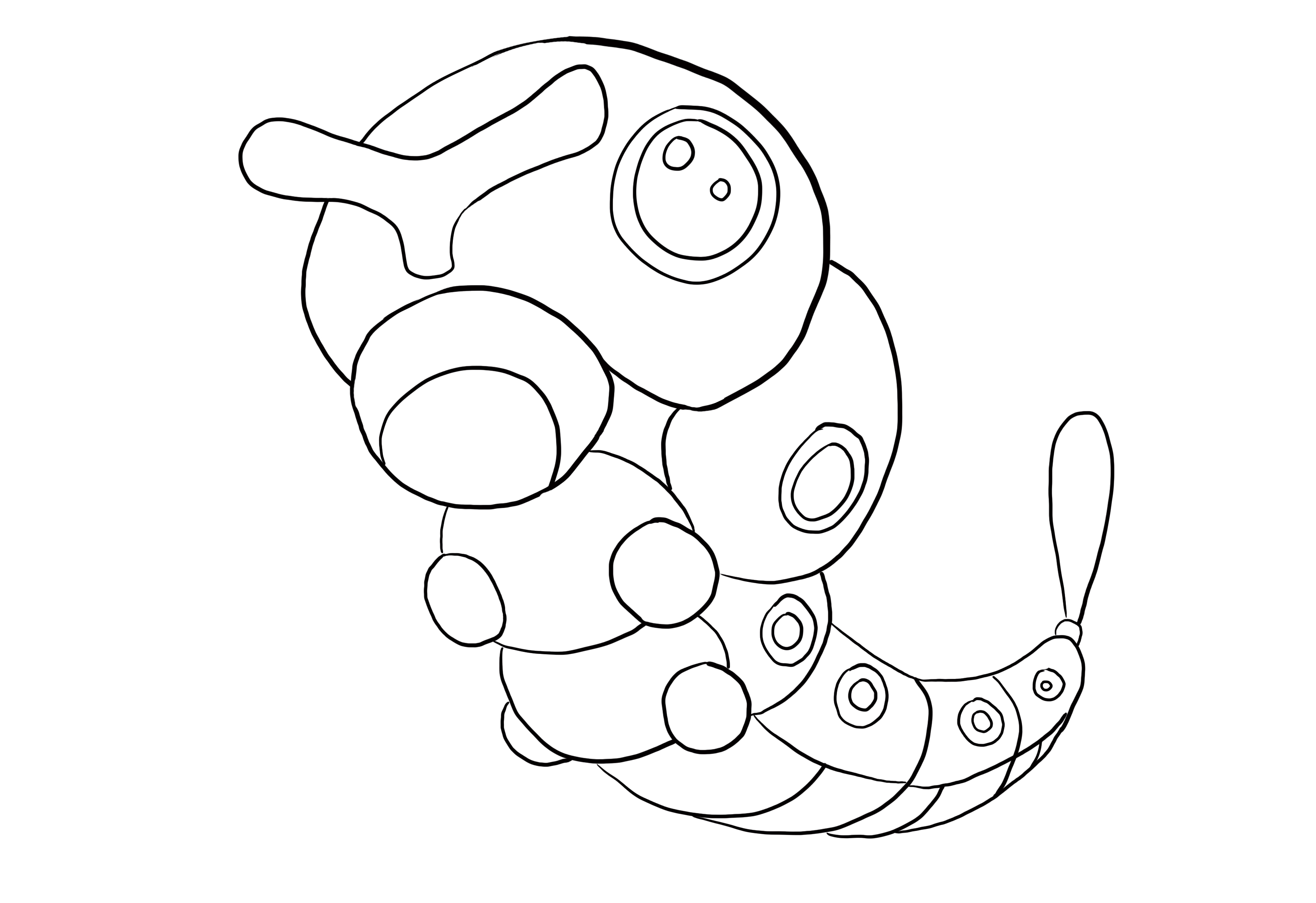 dessiner au propre Chenipan