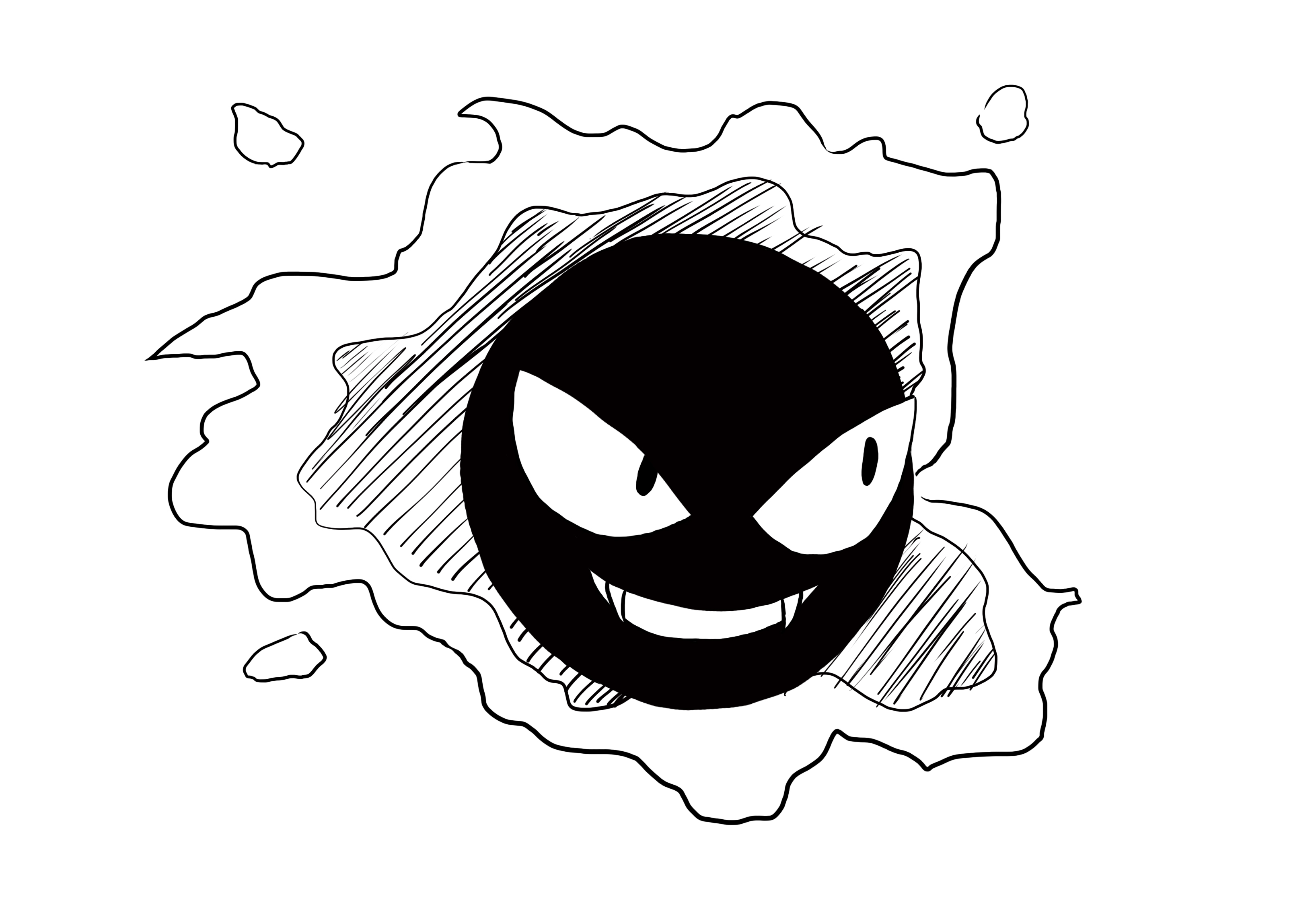 dessiner le Pokémon Fantominus