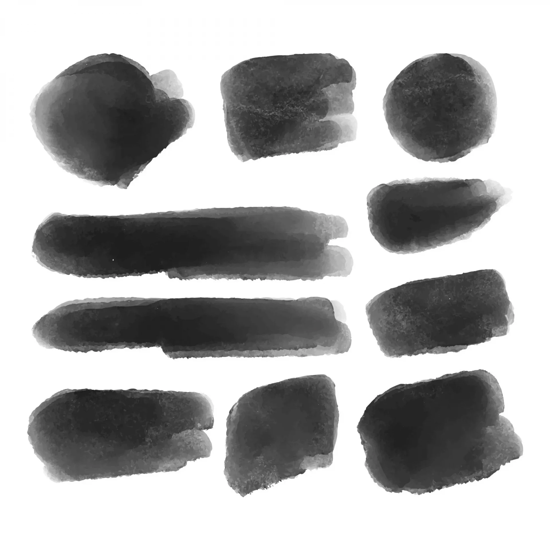 les taches à l’encre de chine