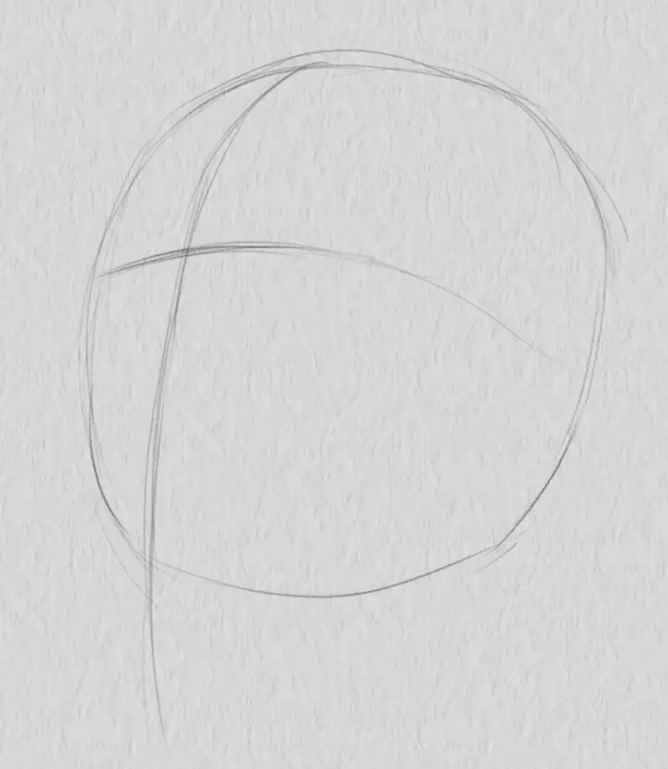 dessiner la forme du portrait d’une femme