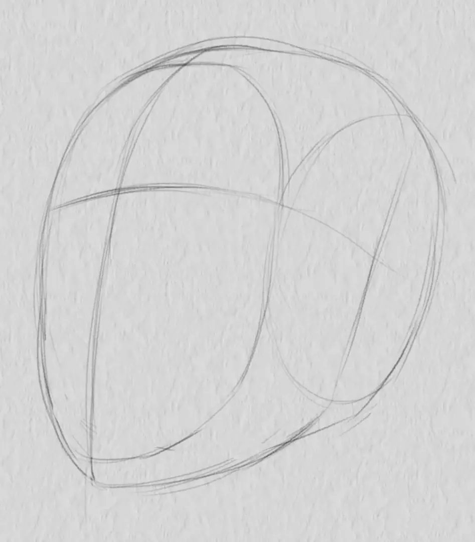 dessiner les plans du portrait d’une femme