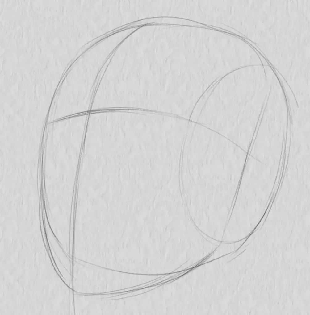 dessiner la tête du portrait d’une femme