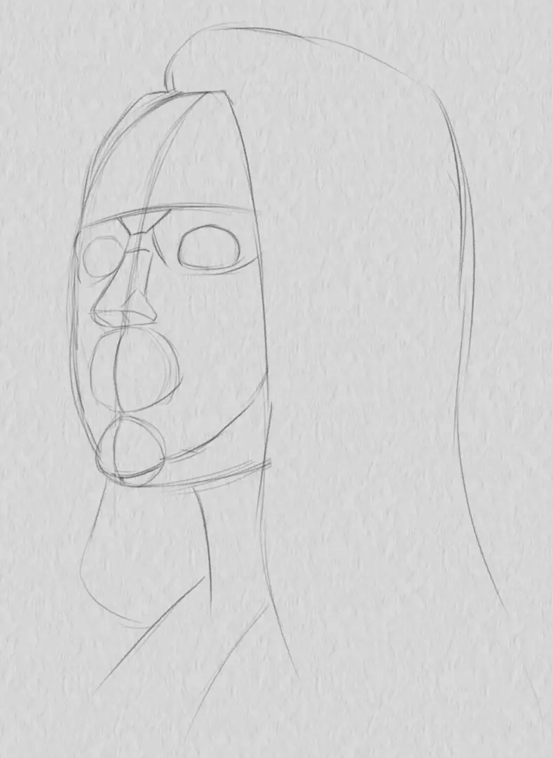 dessiner les yeuxdu portrait d’une femme